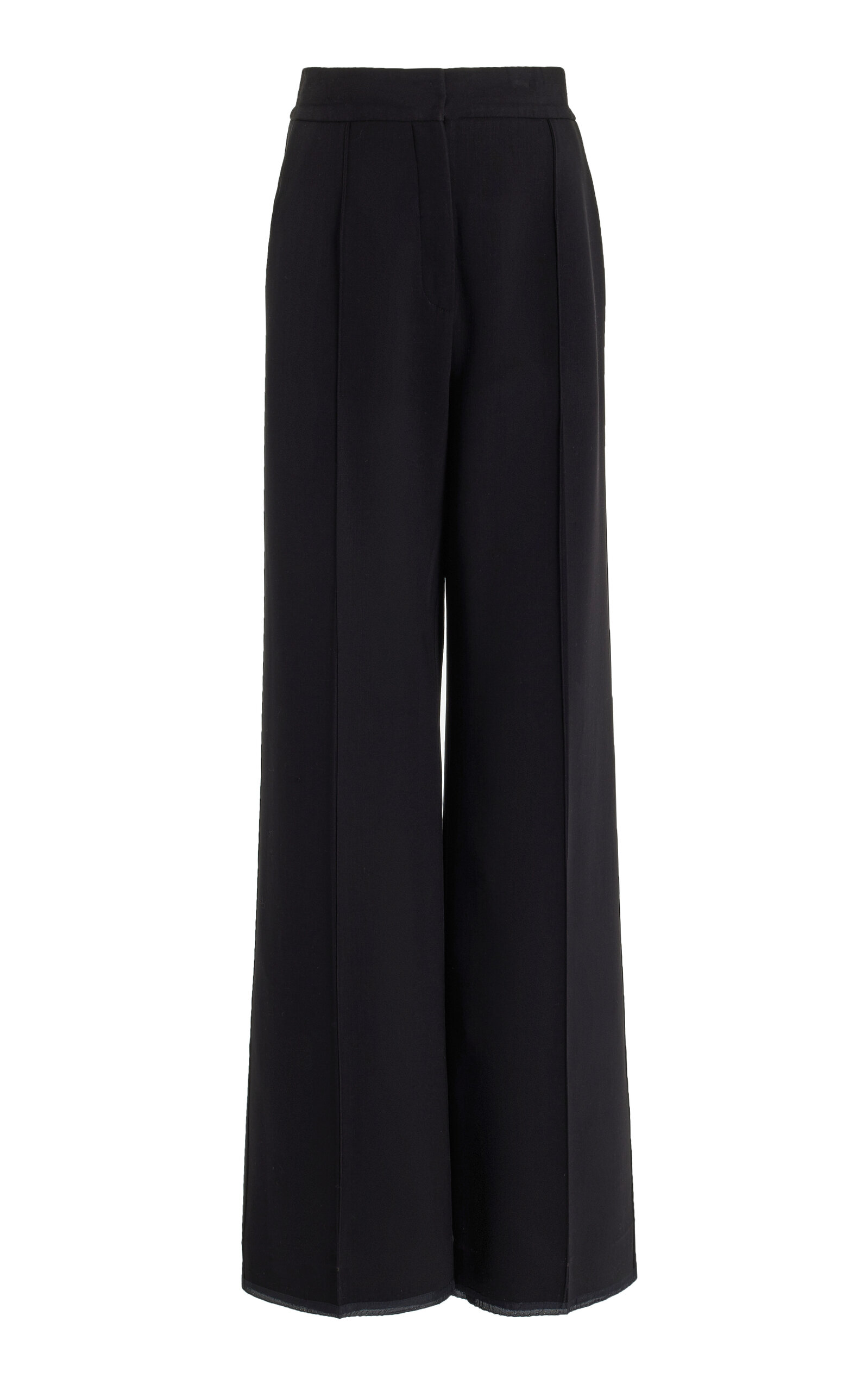 Doppio Stretch-Wool Wide-Leg Pants