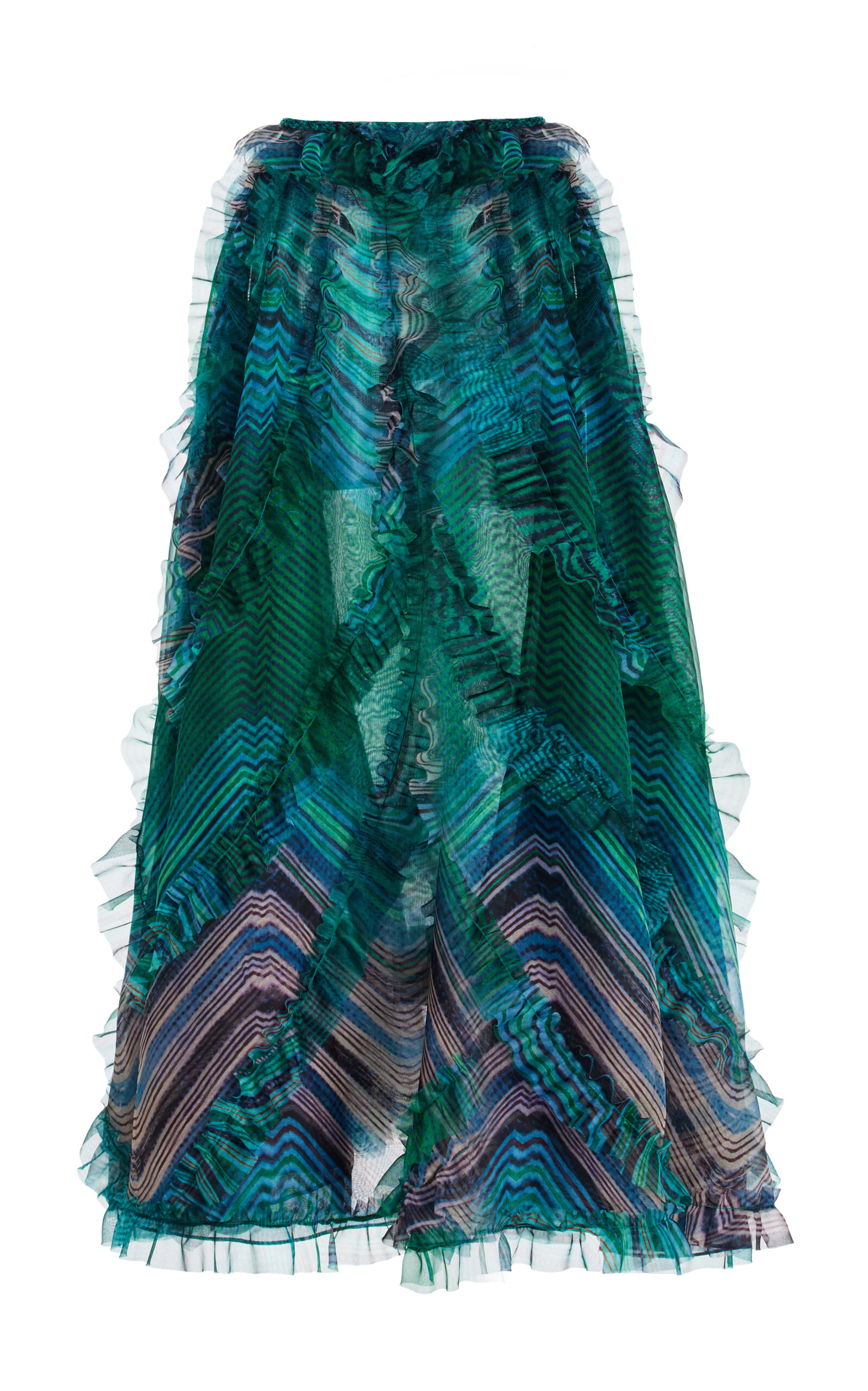 Ulla Johnson Dahlia Ruffled Midi Skirt