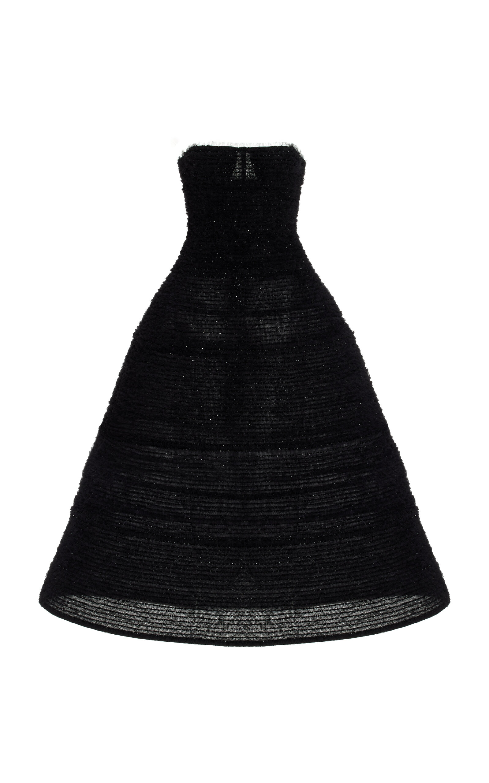 Carolina Herrera Embellished Tulle Midi Dress In Black