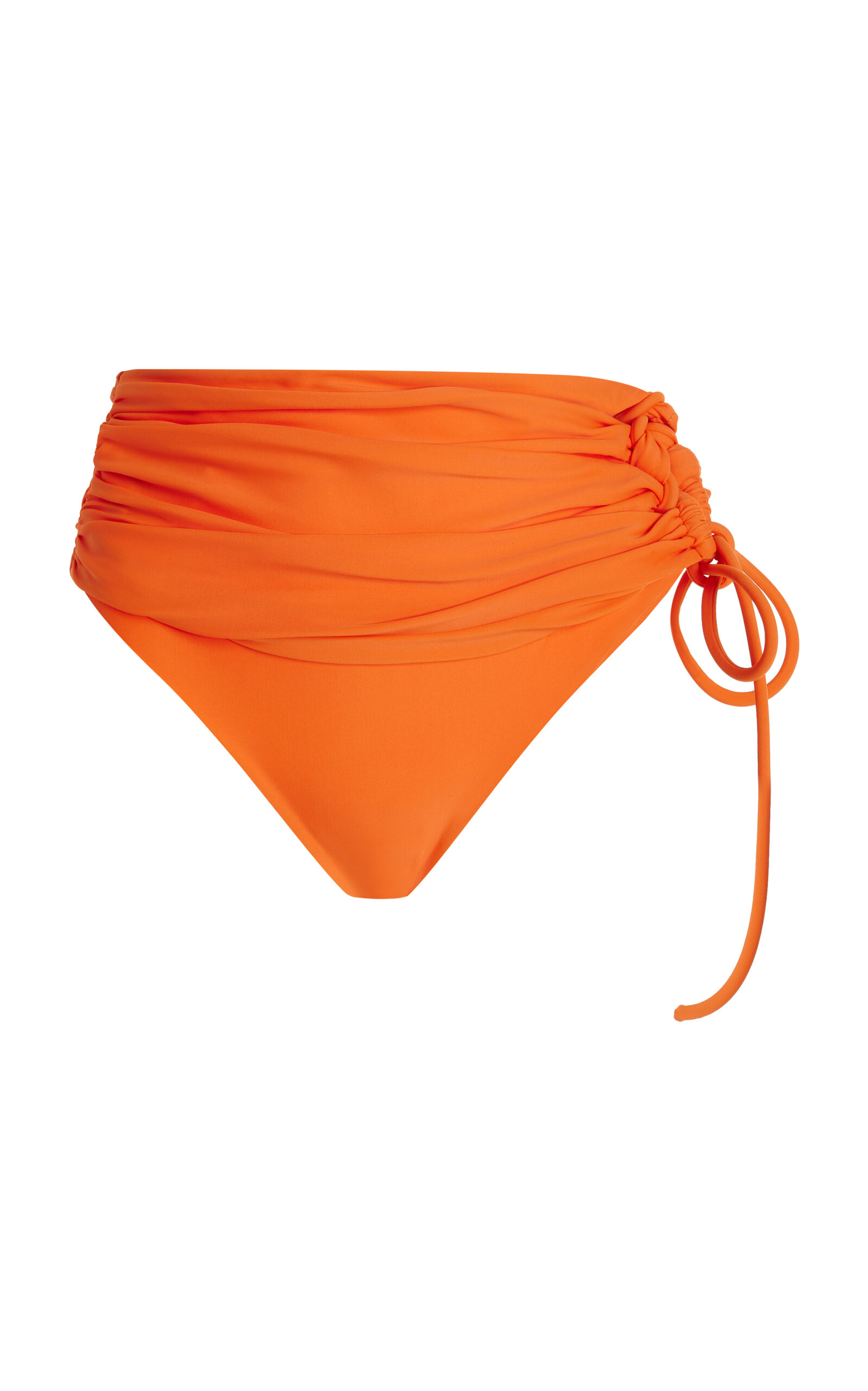 Shop Simkhai Quadria Bikini Bottom In Orange