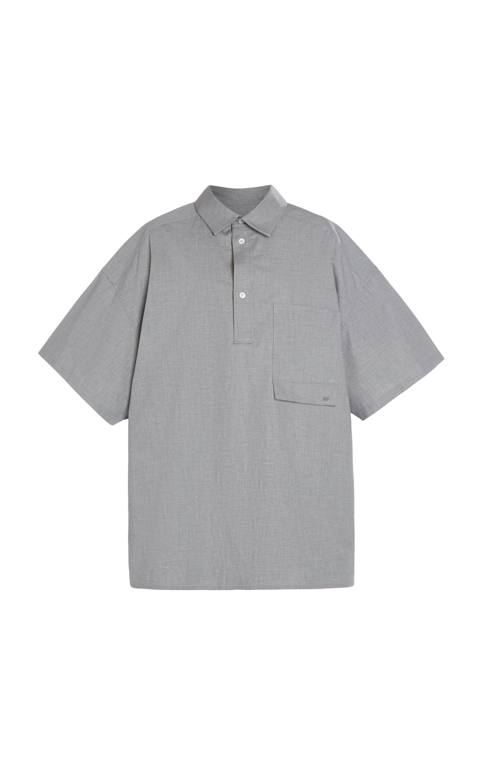 Alec Oversized Cotton Polo Shirt