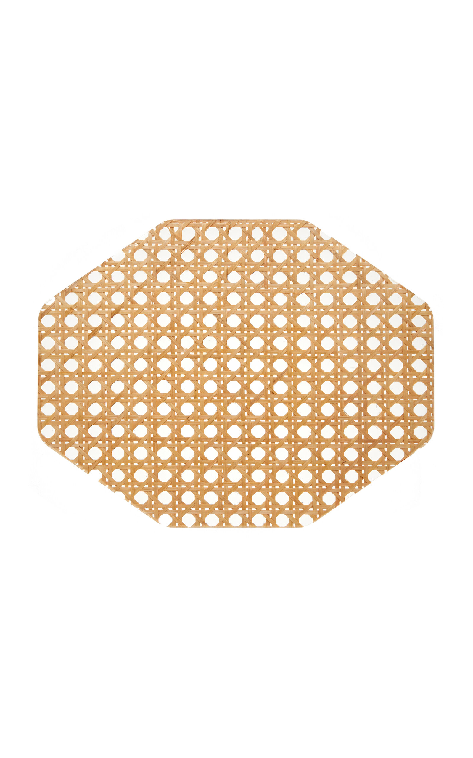 Shop Moda Domus Rattan-resin Placemat In Neutral