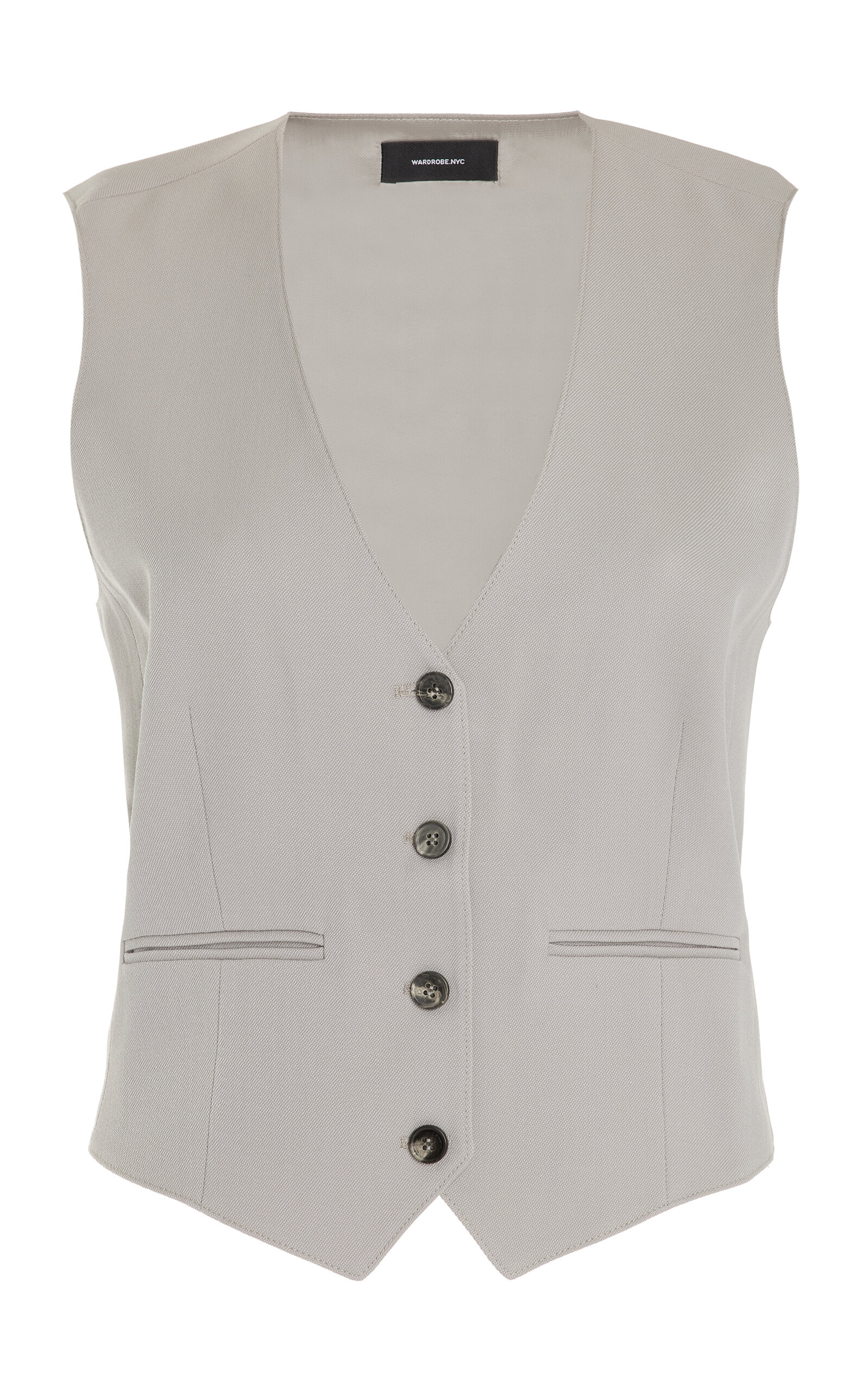 Shop Wardrobe.nyc Waistcoat In Neutral