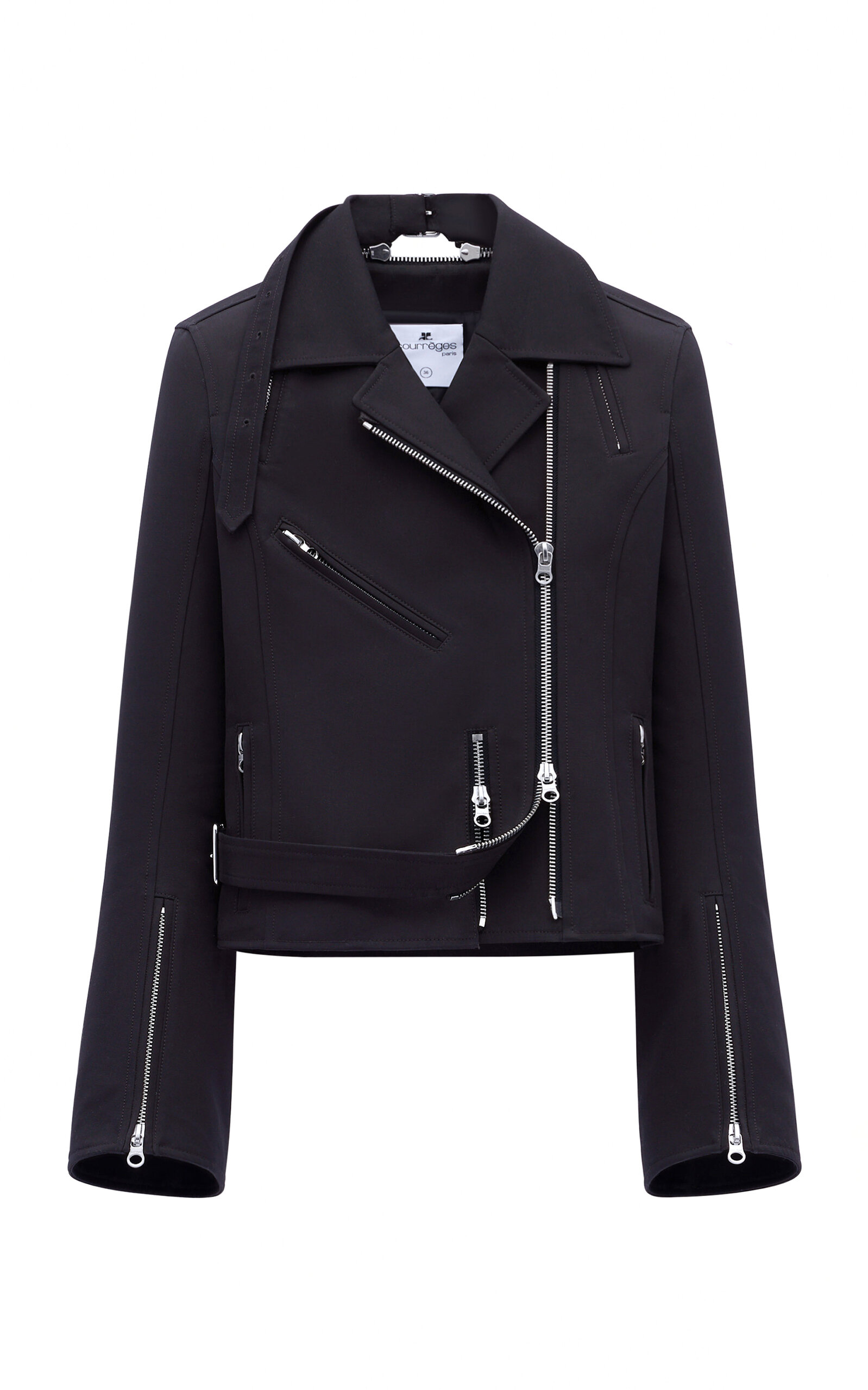 Courrèges Modular Cotton Biker Jacket