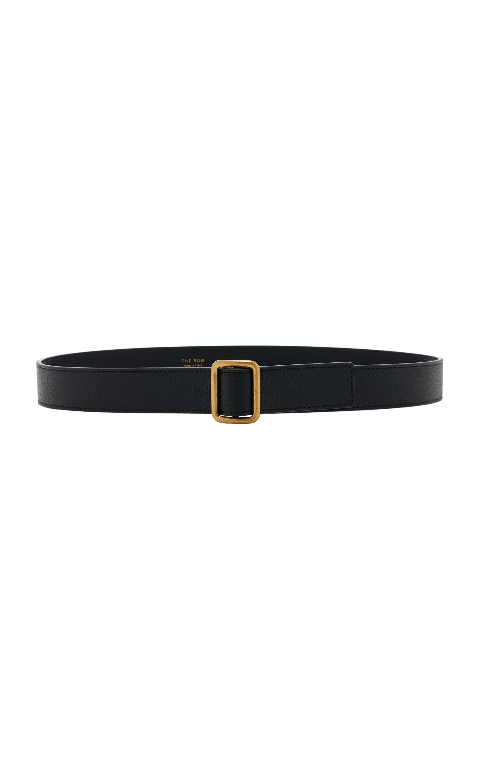 Shop The Row Jin Leather Belt In Gold