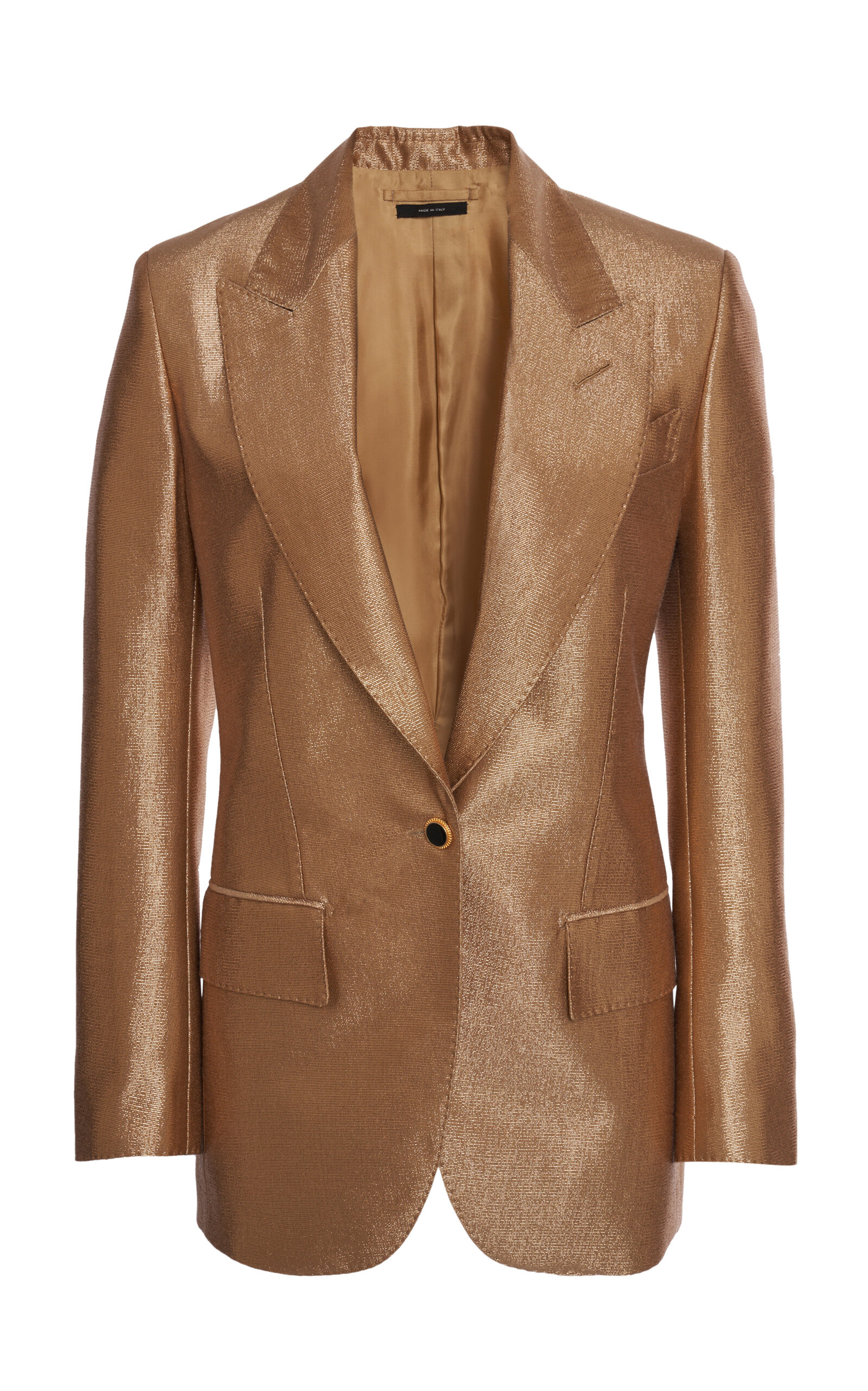 Metallic Wool Blazer