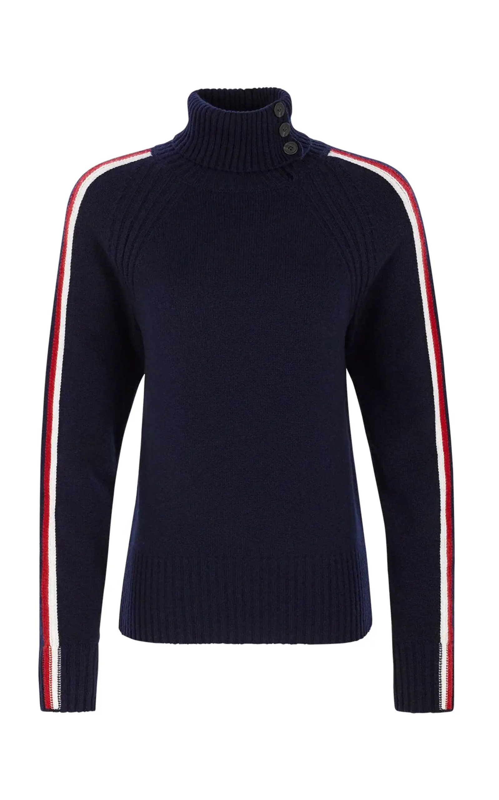 Ski Race Downhill Knit Wool-Cashmere Sweater