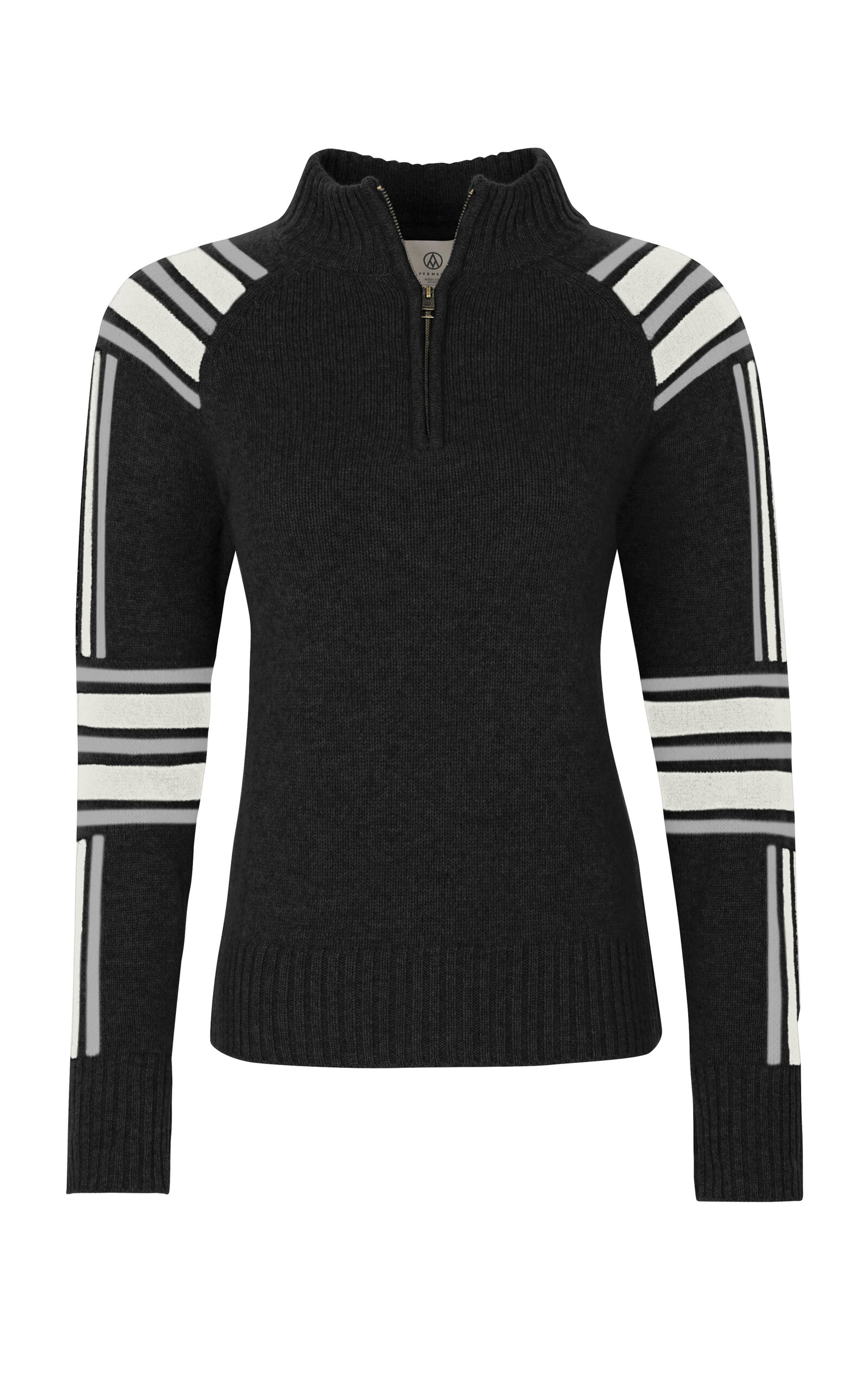 Slalom Half-Zip Wool-Cashmere Sweater