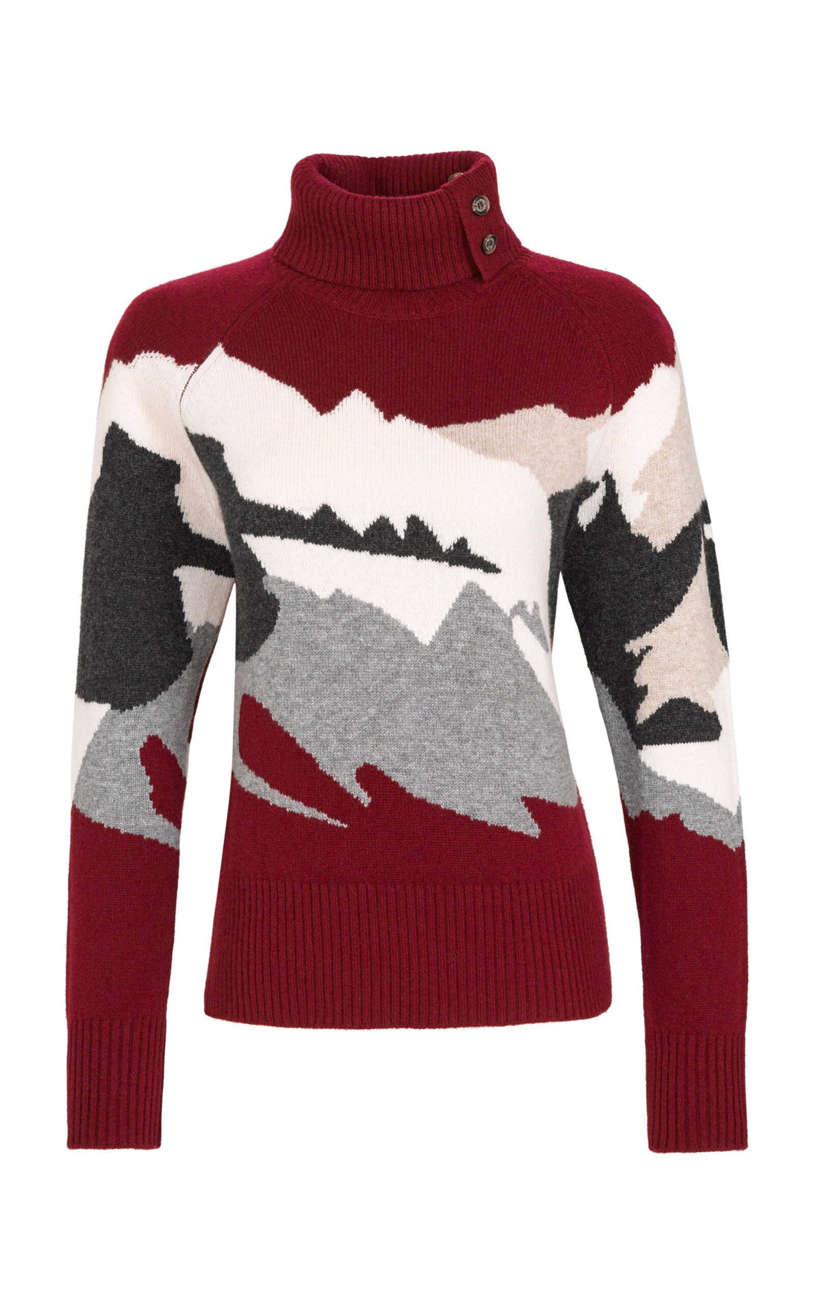 Ski Race Wasatch Knit Wool-Cashmere Sweater