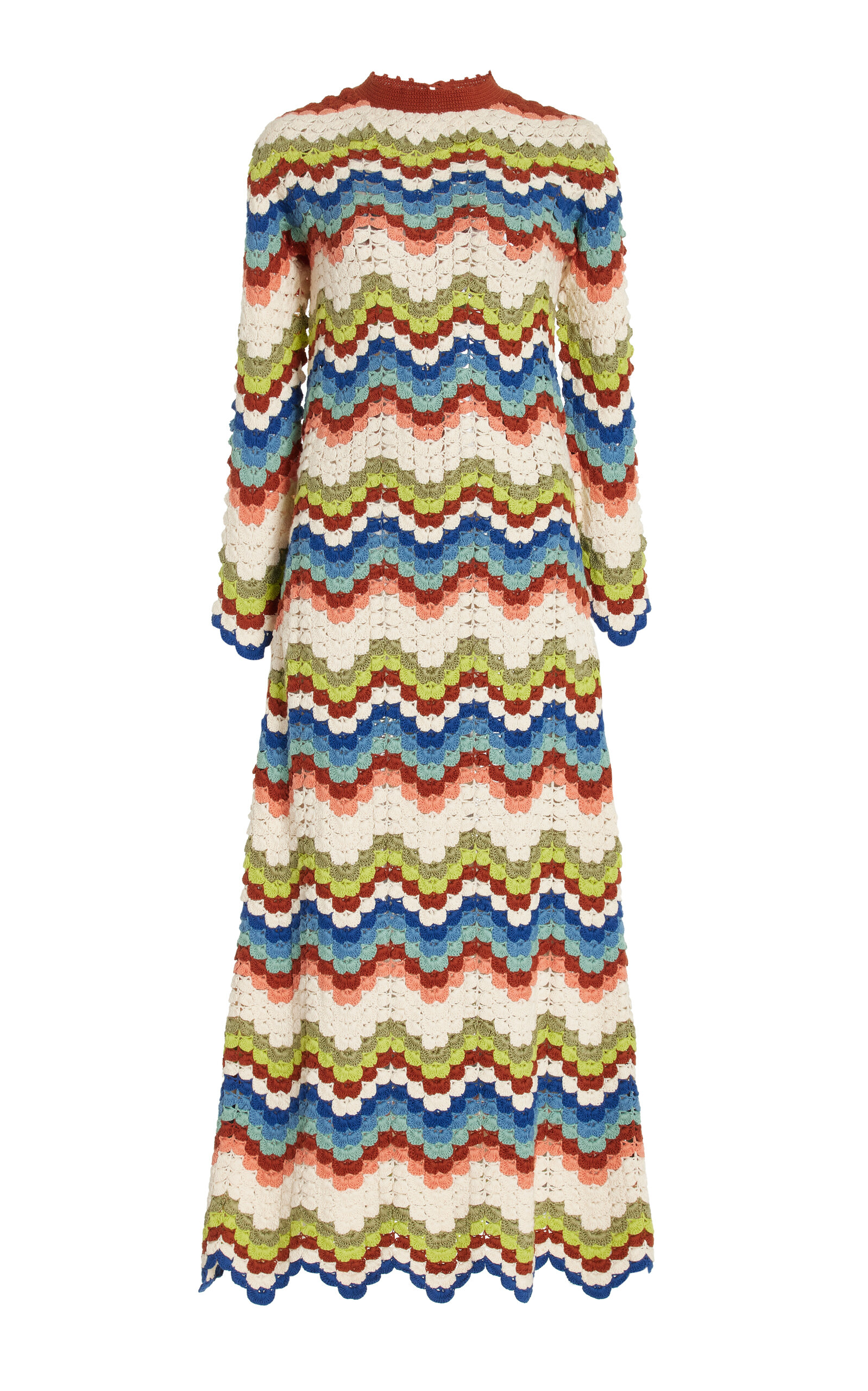 Bahia Crocheted Cotton Maxi Dress