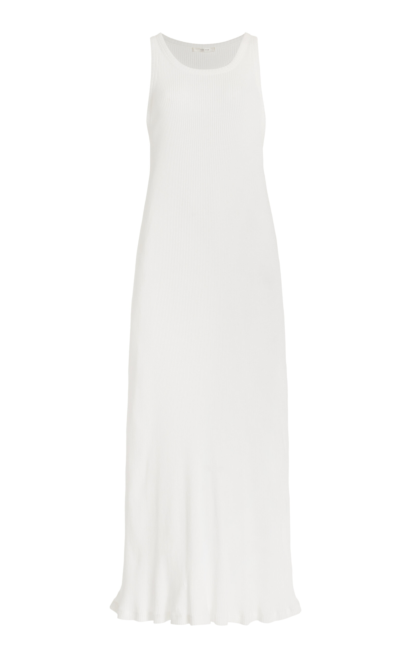 Shop The Row Yule Sleeveless Cotton Maxi Dress In White