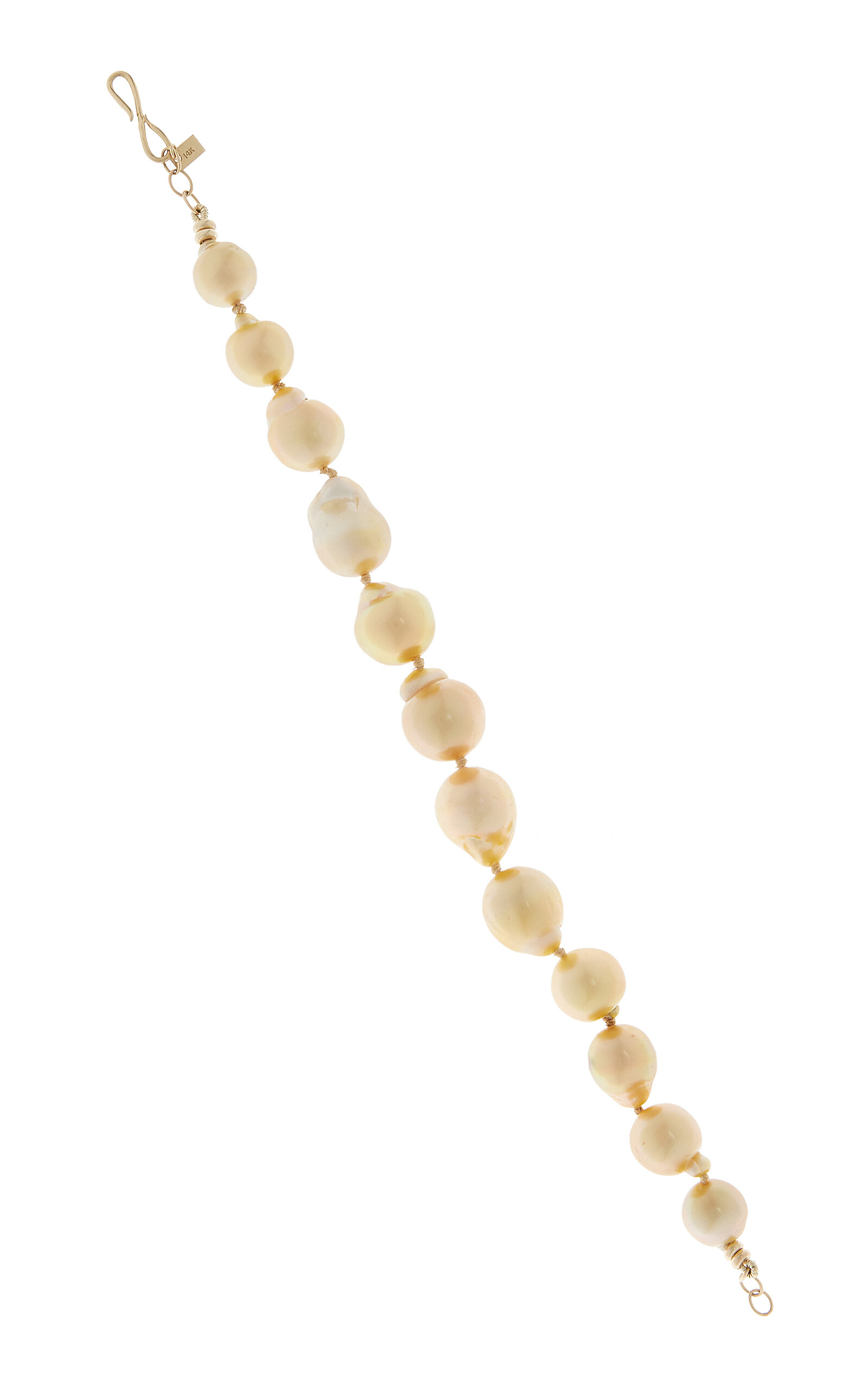 Beatrice 14K Yellow Gold Baroque Pearl Bracelet