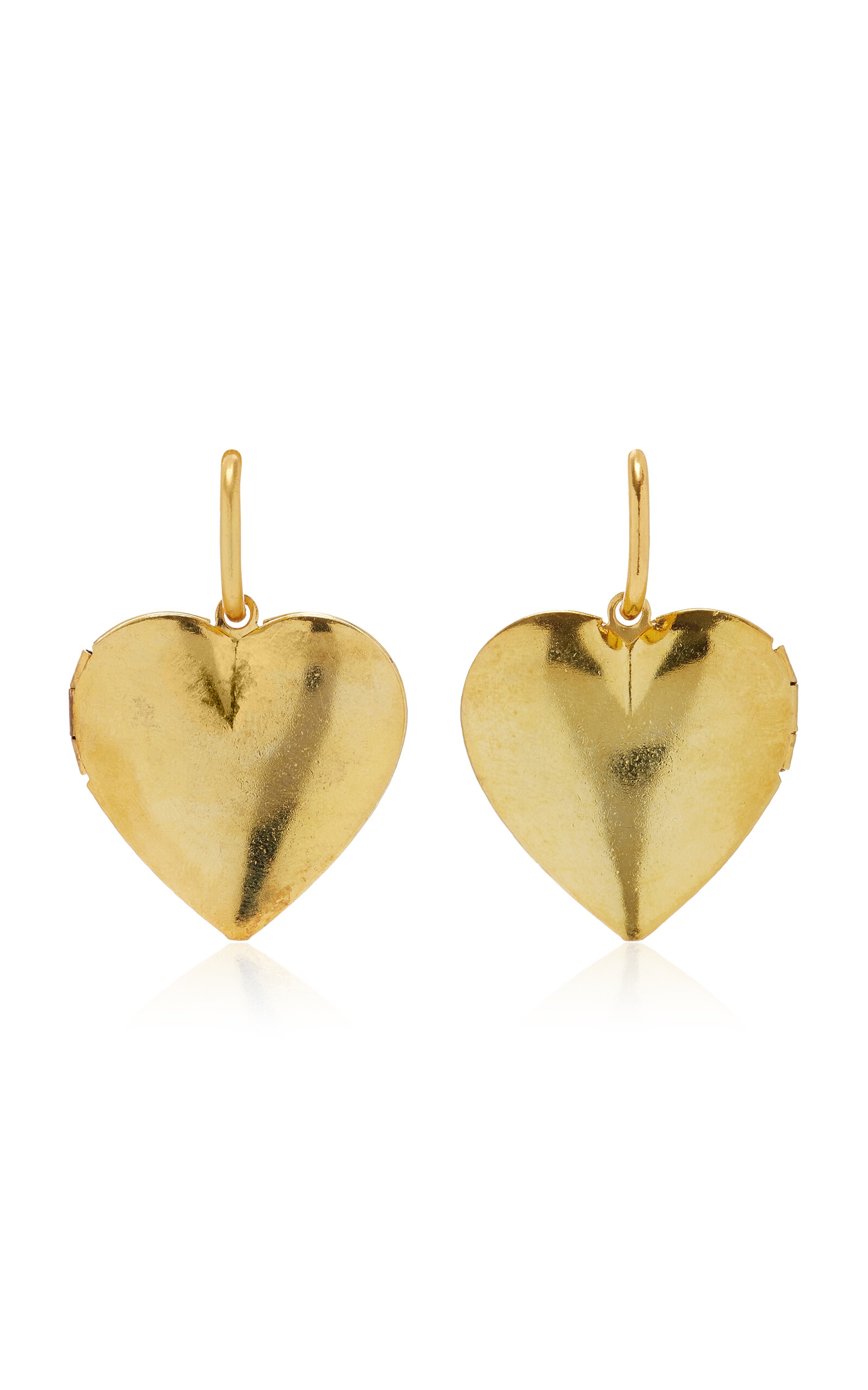 Shop Sylvia Toledano Loved 22k Gold-plated Earrings