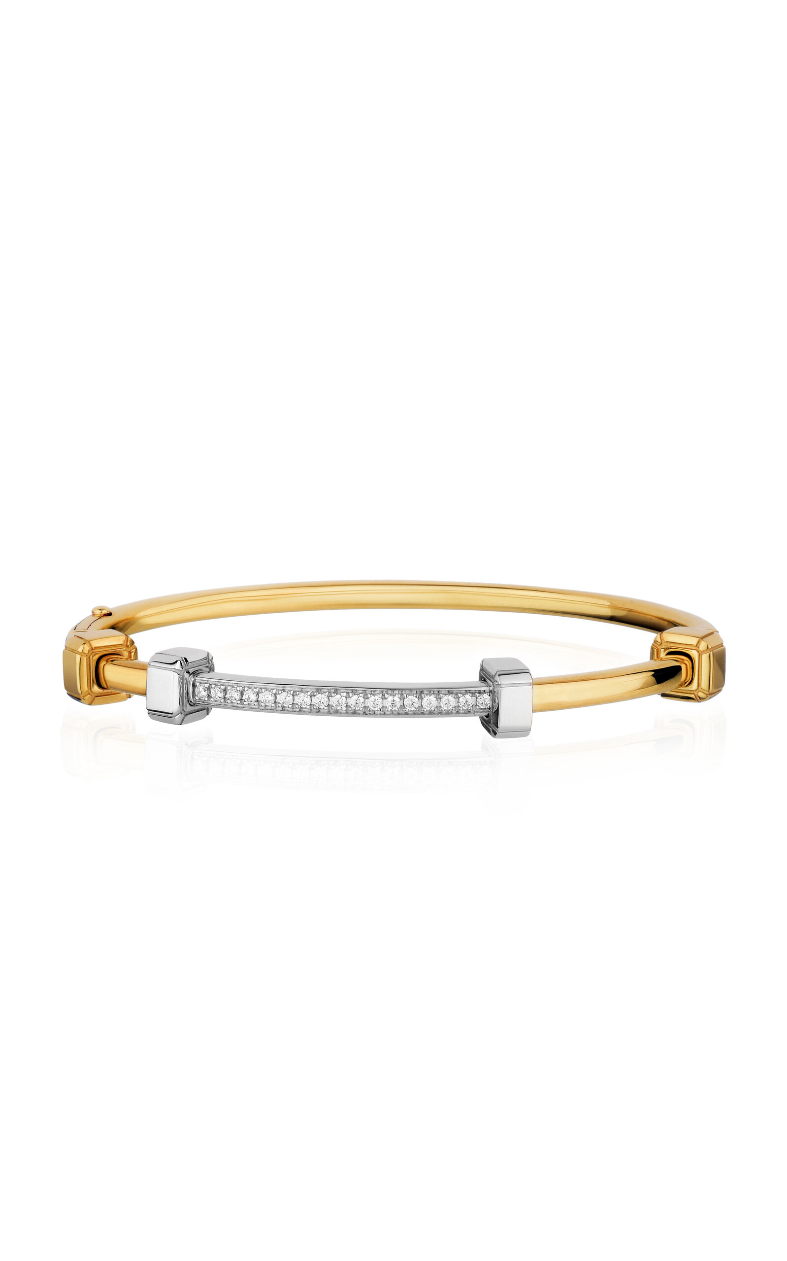 Ninety 18K White and Yellow Gold Diamond Bracelet