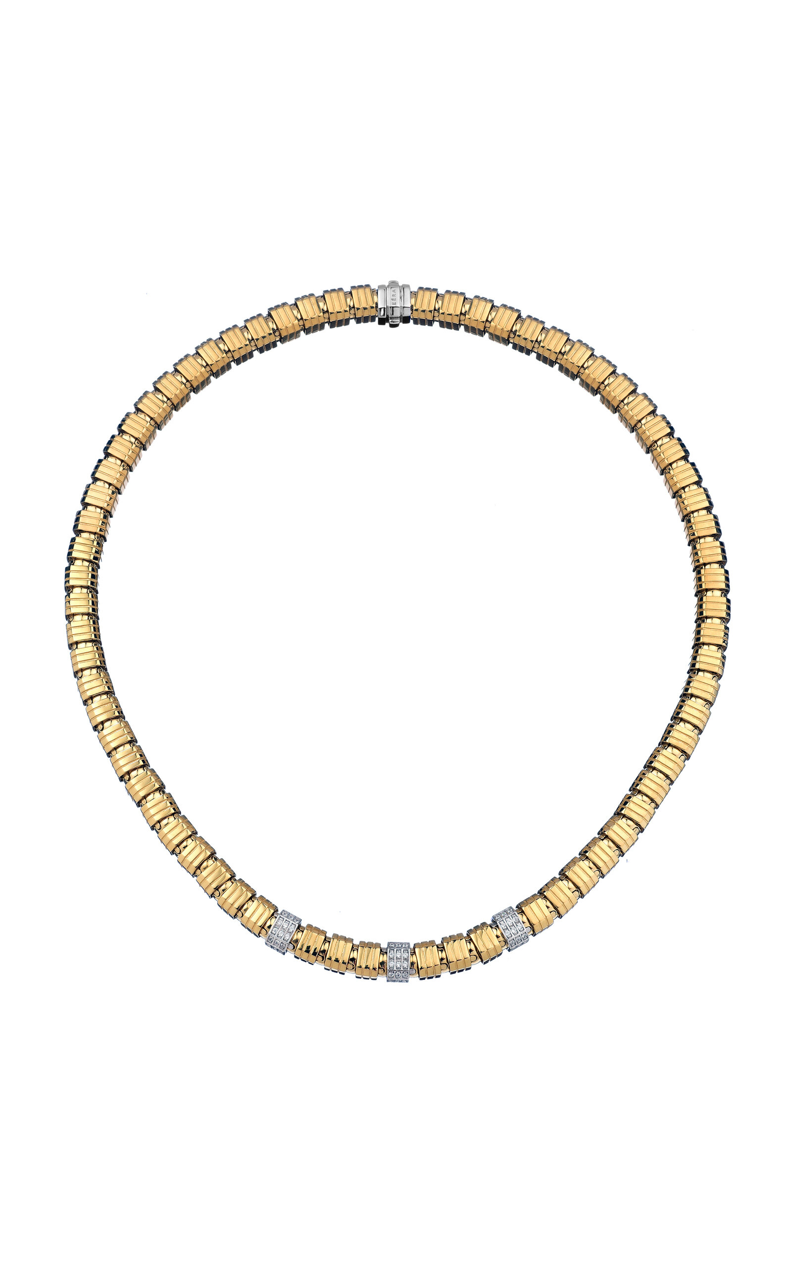 Candy 18K White and Yellow Gold Diamond Necklace