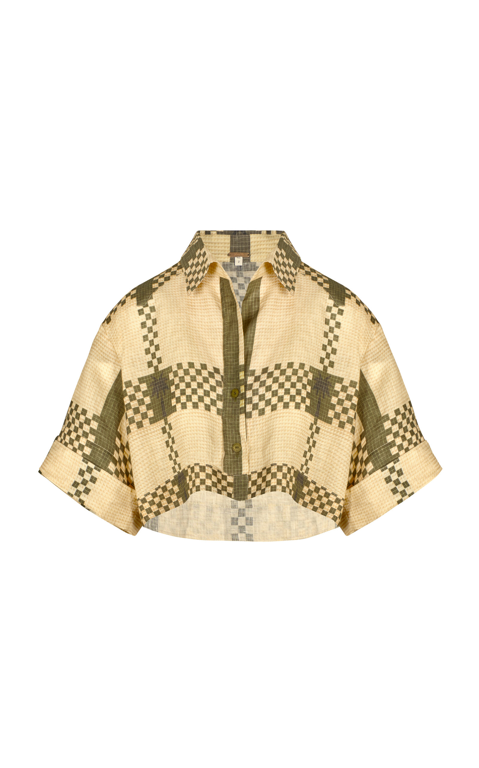 Johanna Ortiz Cumbi Organic Linen Shirt In Print