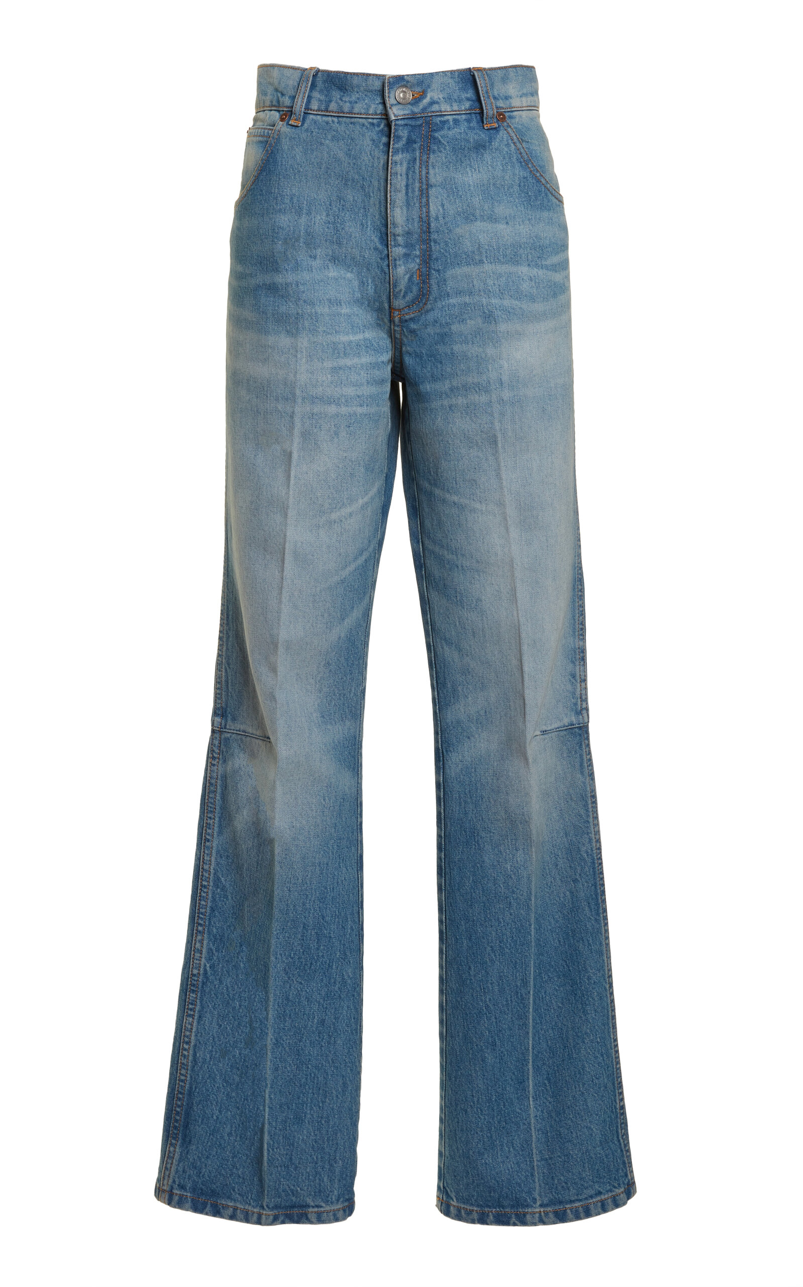 Victoria Beckham Flared Jeans In Medium Wash