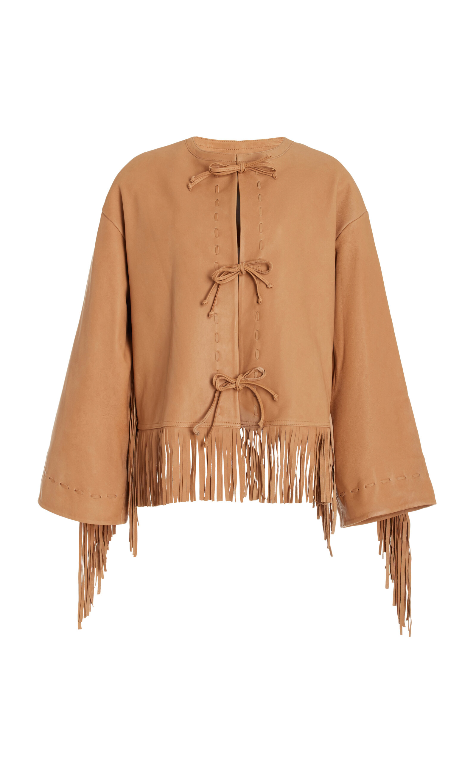 Fringed Leather Jacket