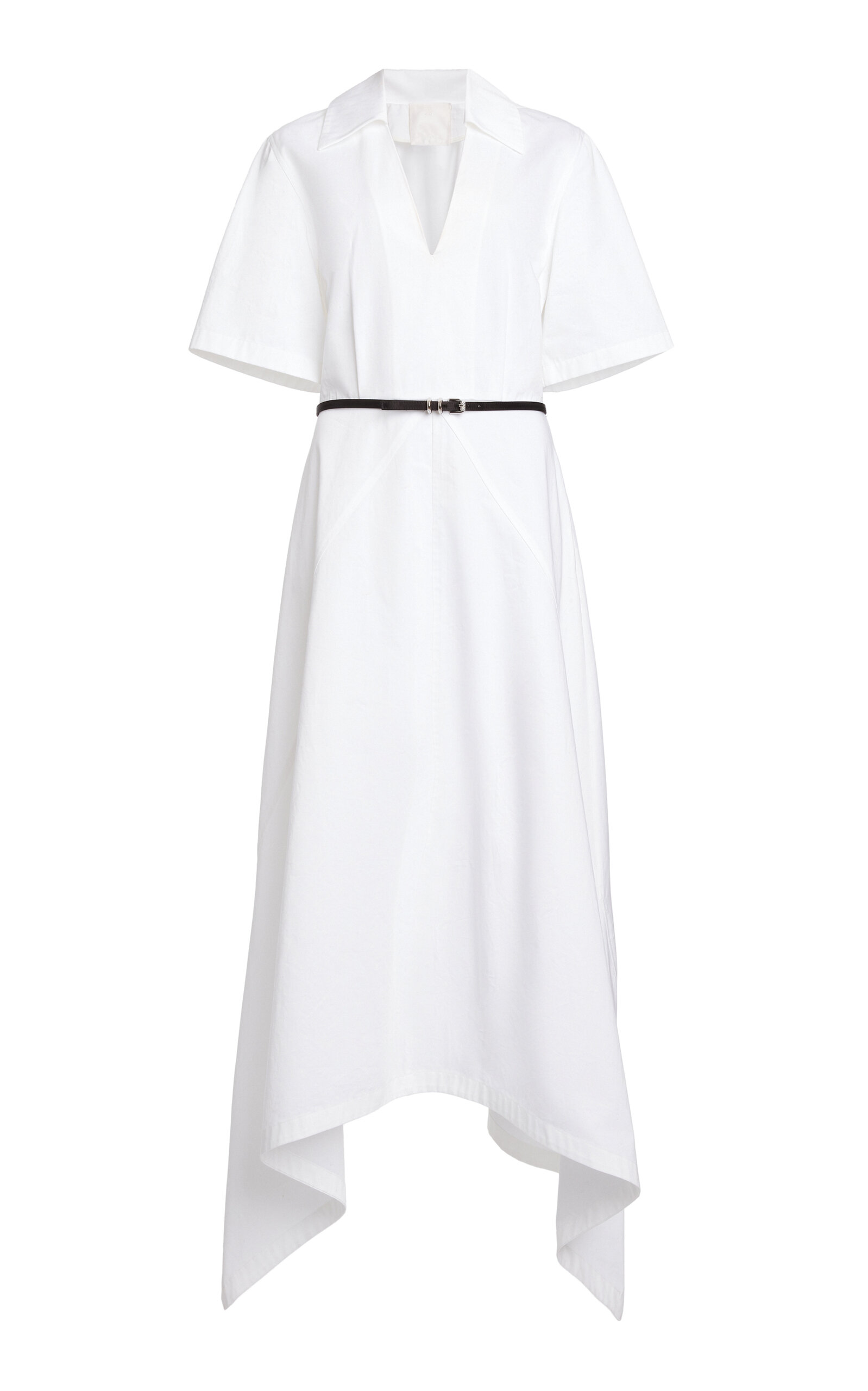 Givenchy Long Voyou Dress In White