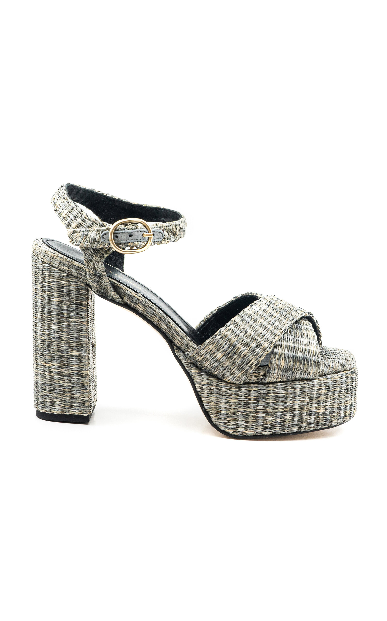 Bella Raffia Platform Sandals