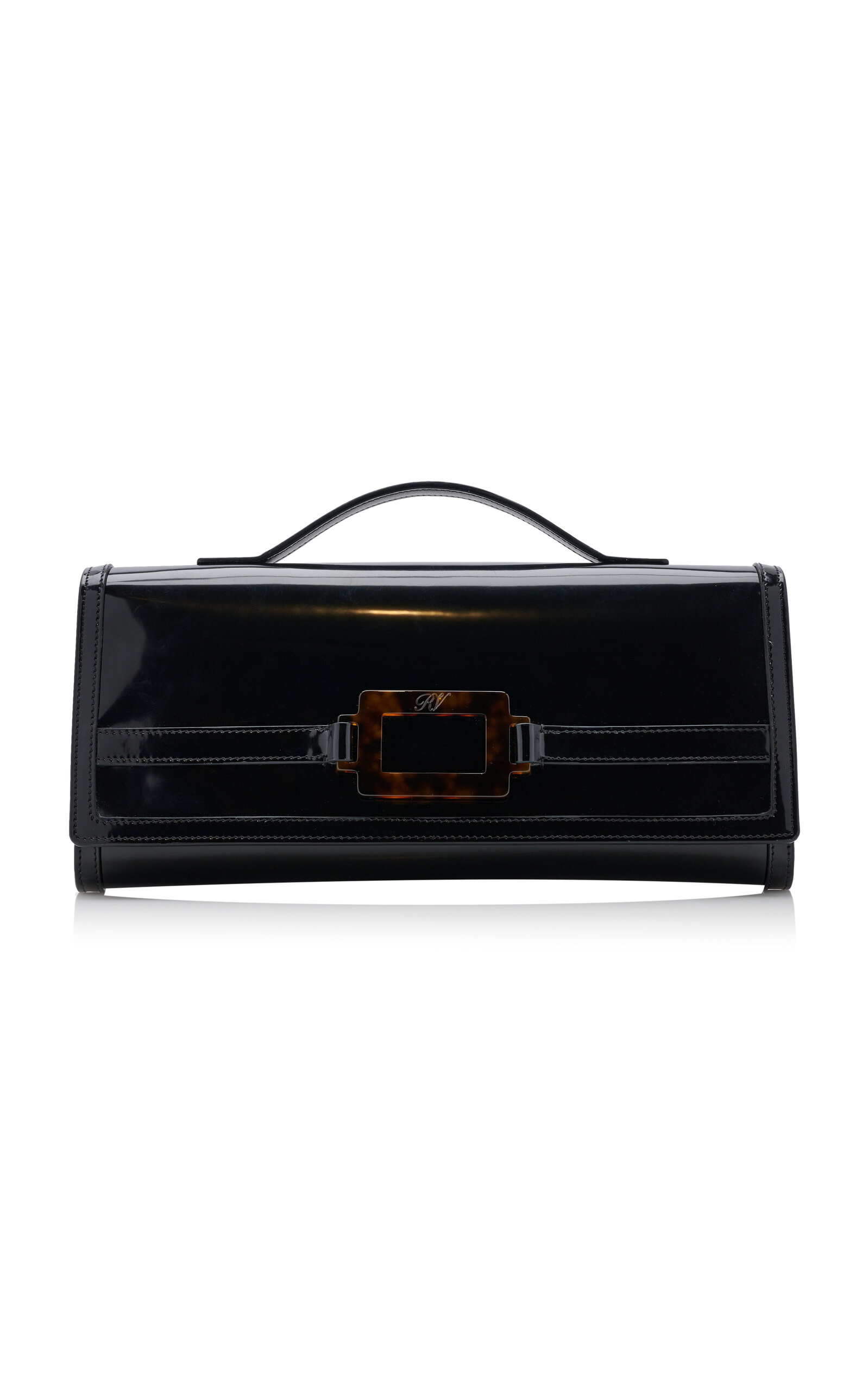 Belle Vivier Leather Clutch