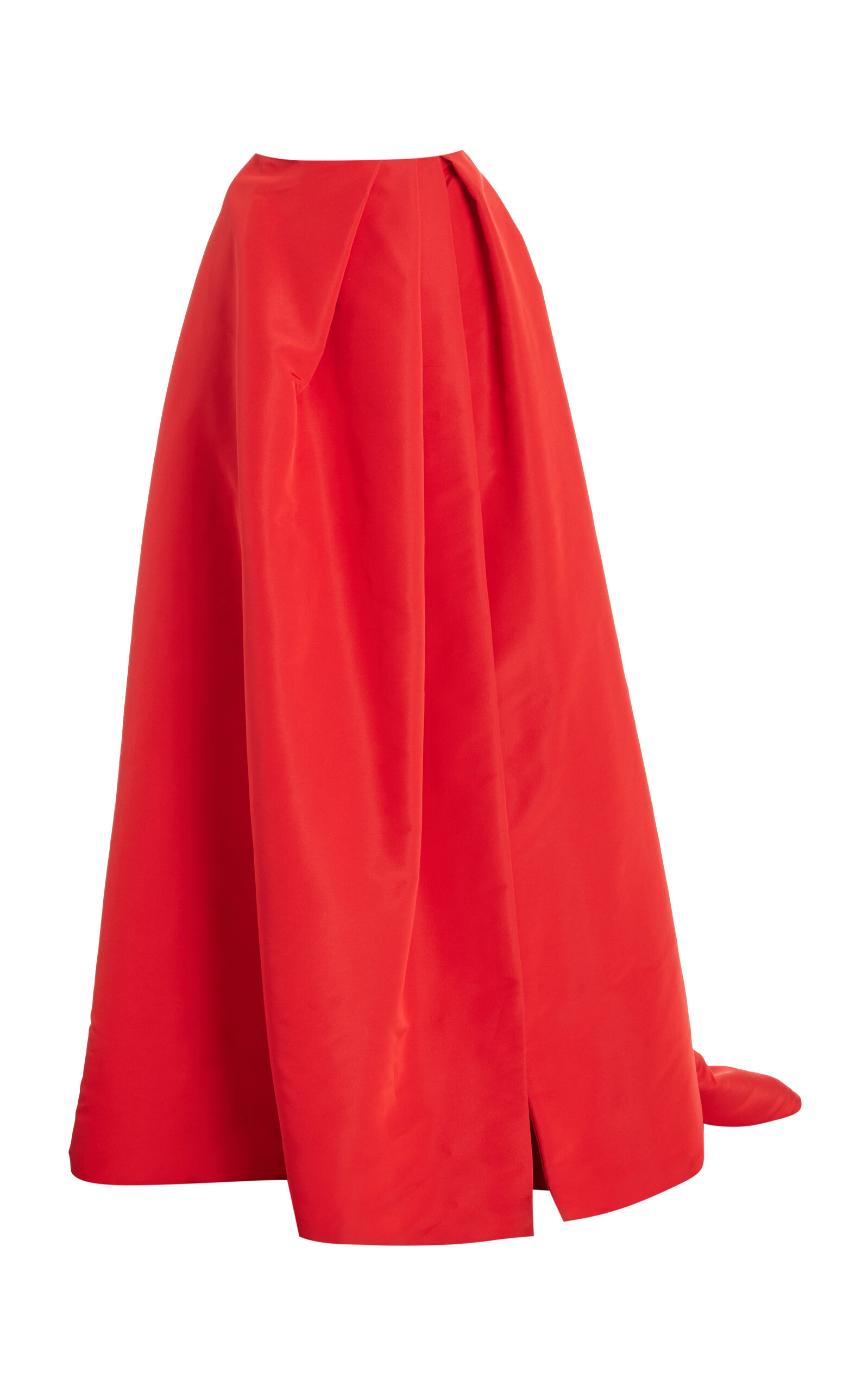 Pleated Silk Faille Ball Skirt