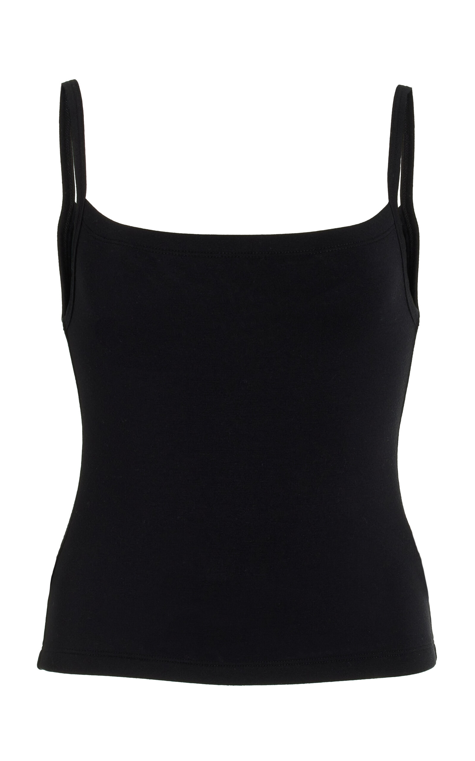 Shop Éterne 90's Jersey Tank Top In Black