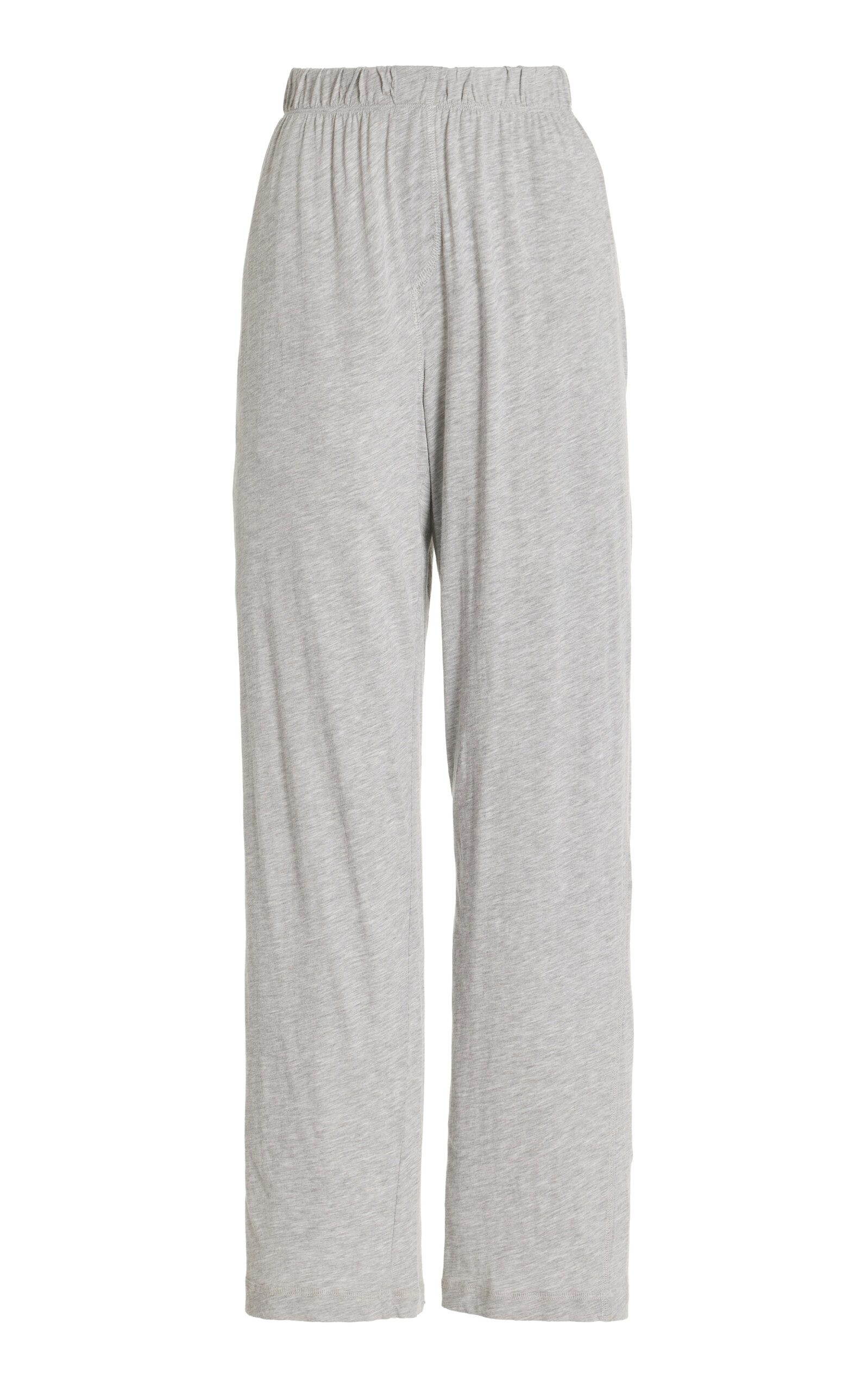 Shop Éterne Cotton-modal Lounge Pants In Grey