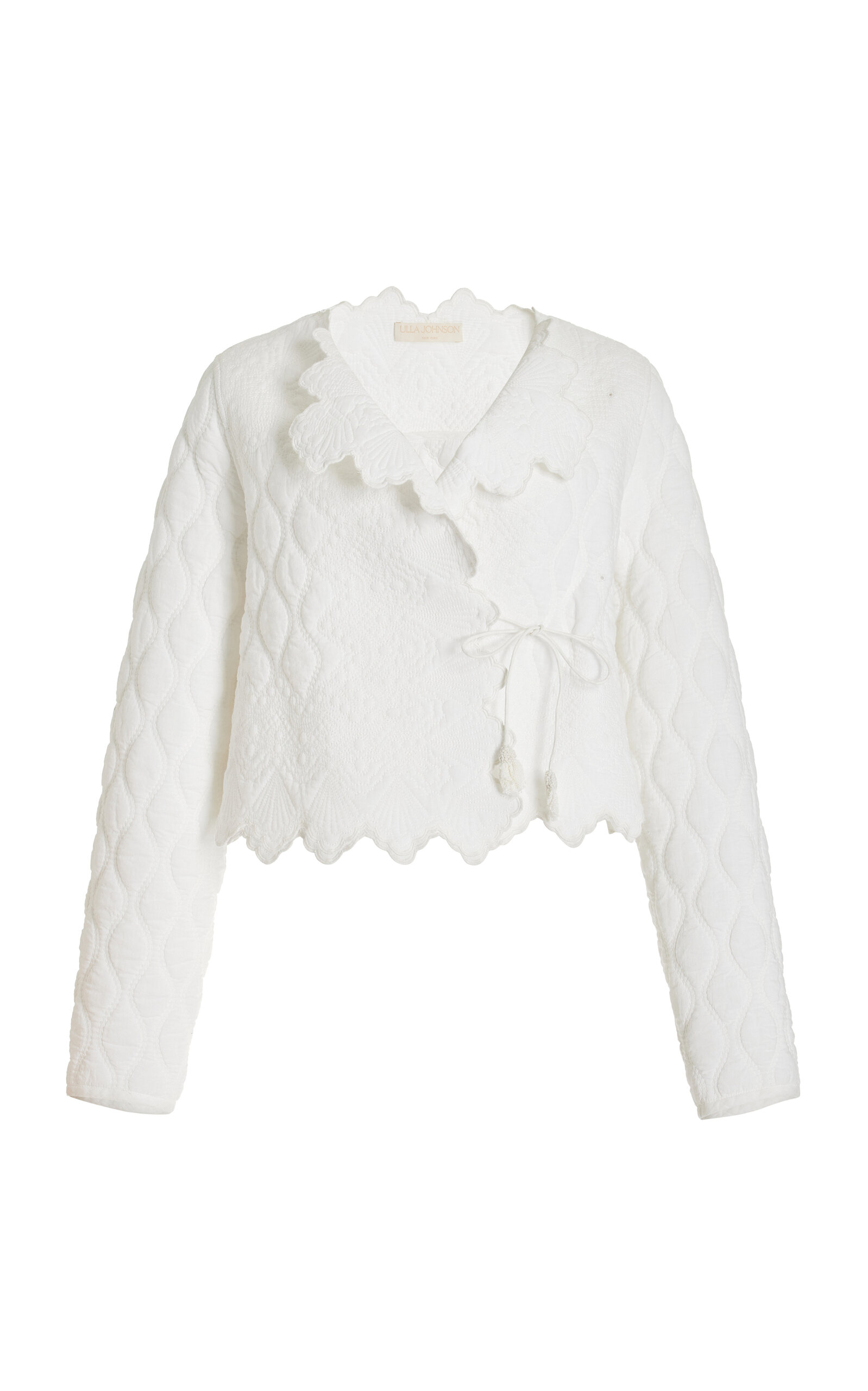 Ulla Johnson Zofia Quilted Cotton Jacket In White
