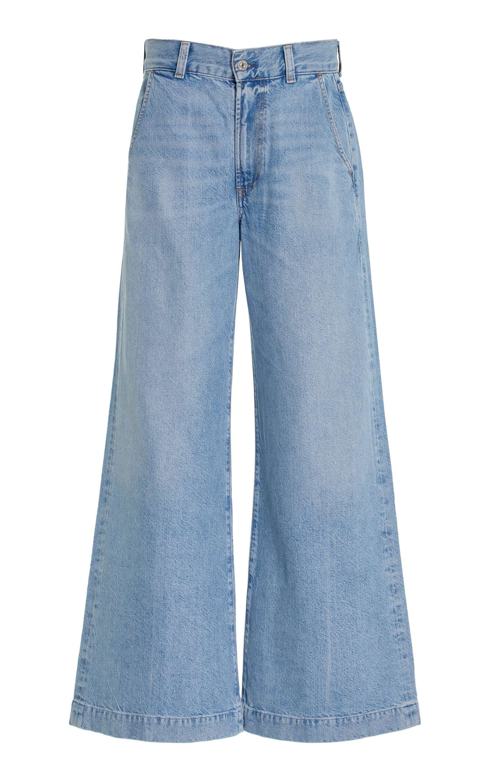 Beverly Rigid Low-Rise Wide-Leg Jeans