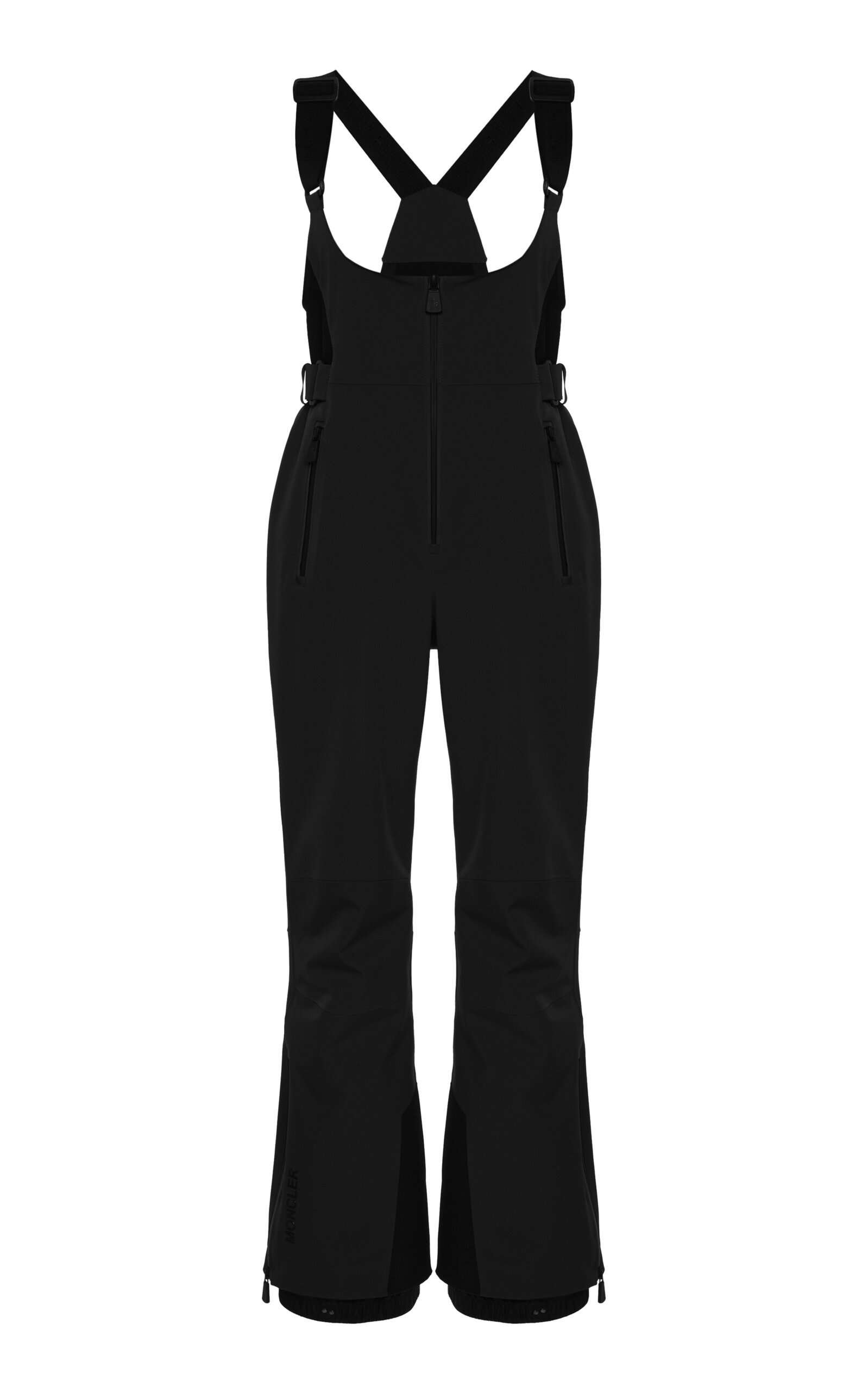 Moncler Technical Stretch-nylon Ski Suit In Black