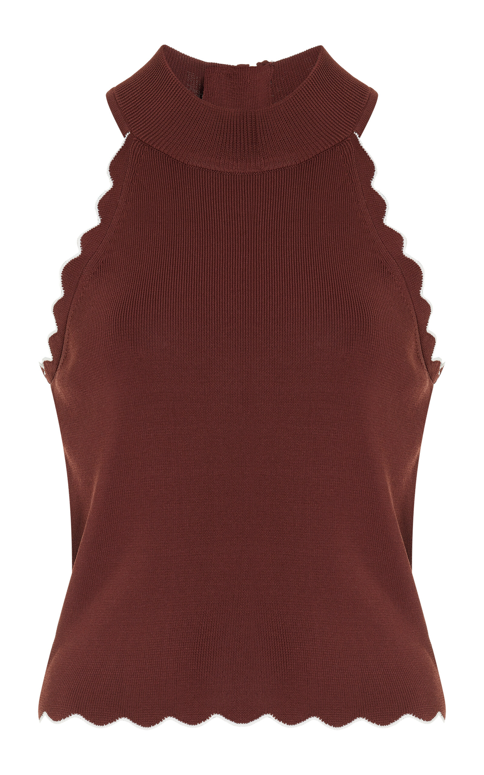 Shop Cara Cara Rosendale Knit Top In Brown