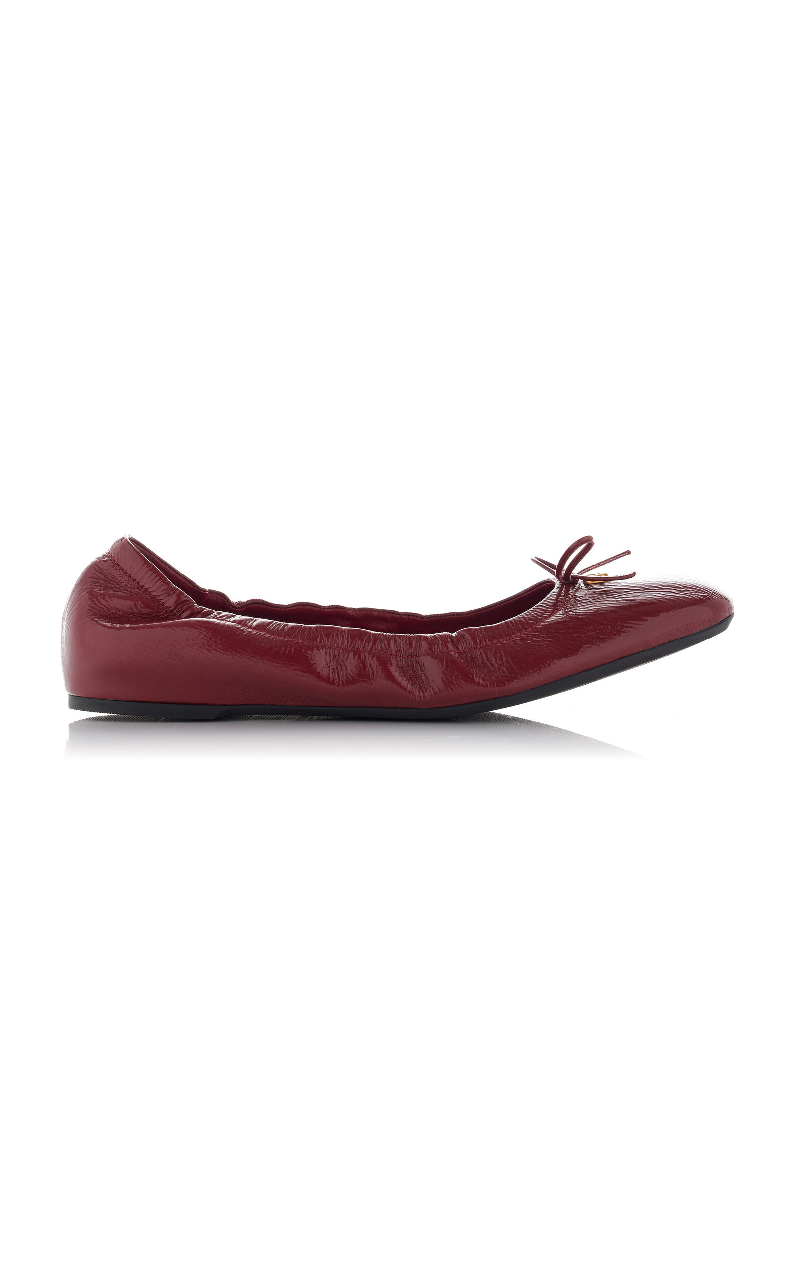 Vlogo Leather Ballet Flats