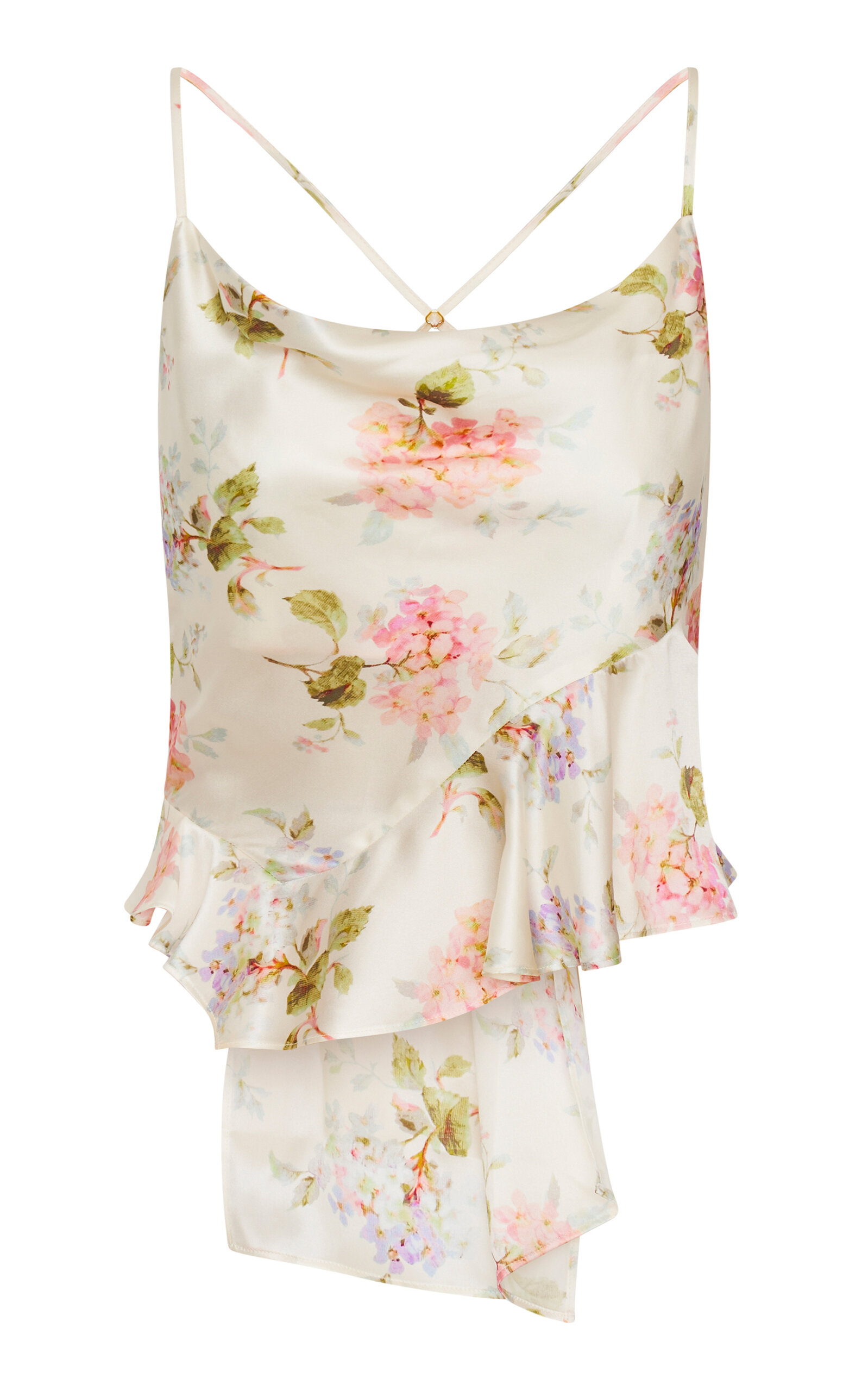 Valetta Floral Silk Camisole Top