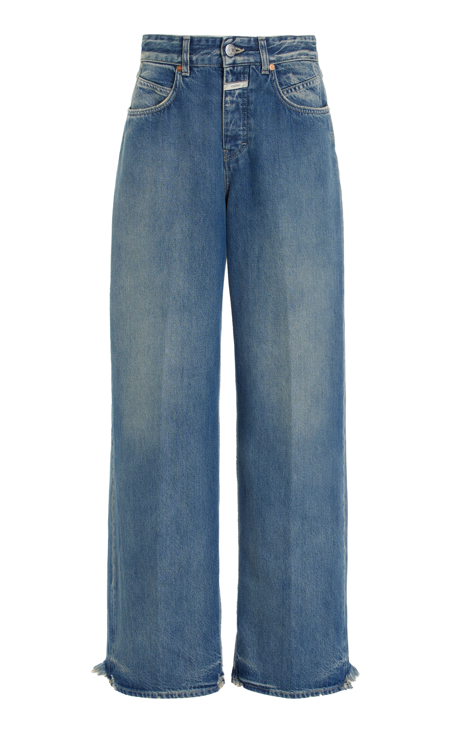 Nikka Rigid Mid-Rise Wide-Leg Jeans