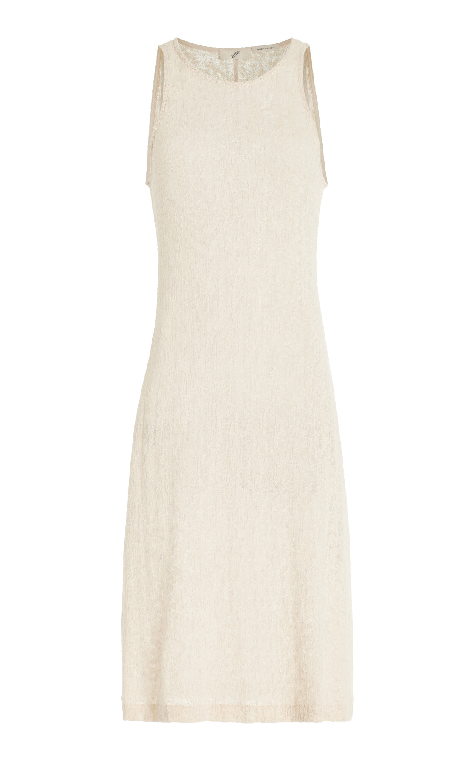 Shop Bite Studios Whisper Organic Cotton Lace Midi Dress In Ivory