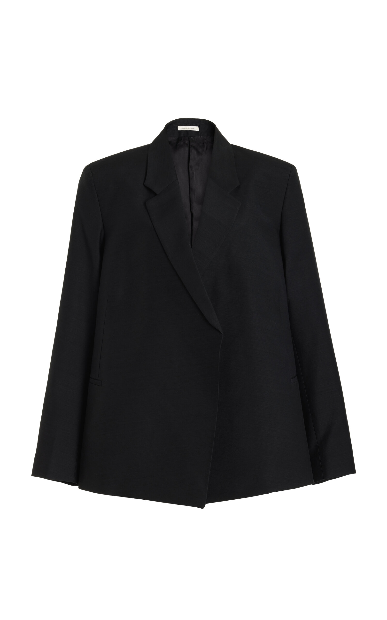 Shop Bite Studios Polus Wool-silk Suit Jacket In Black