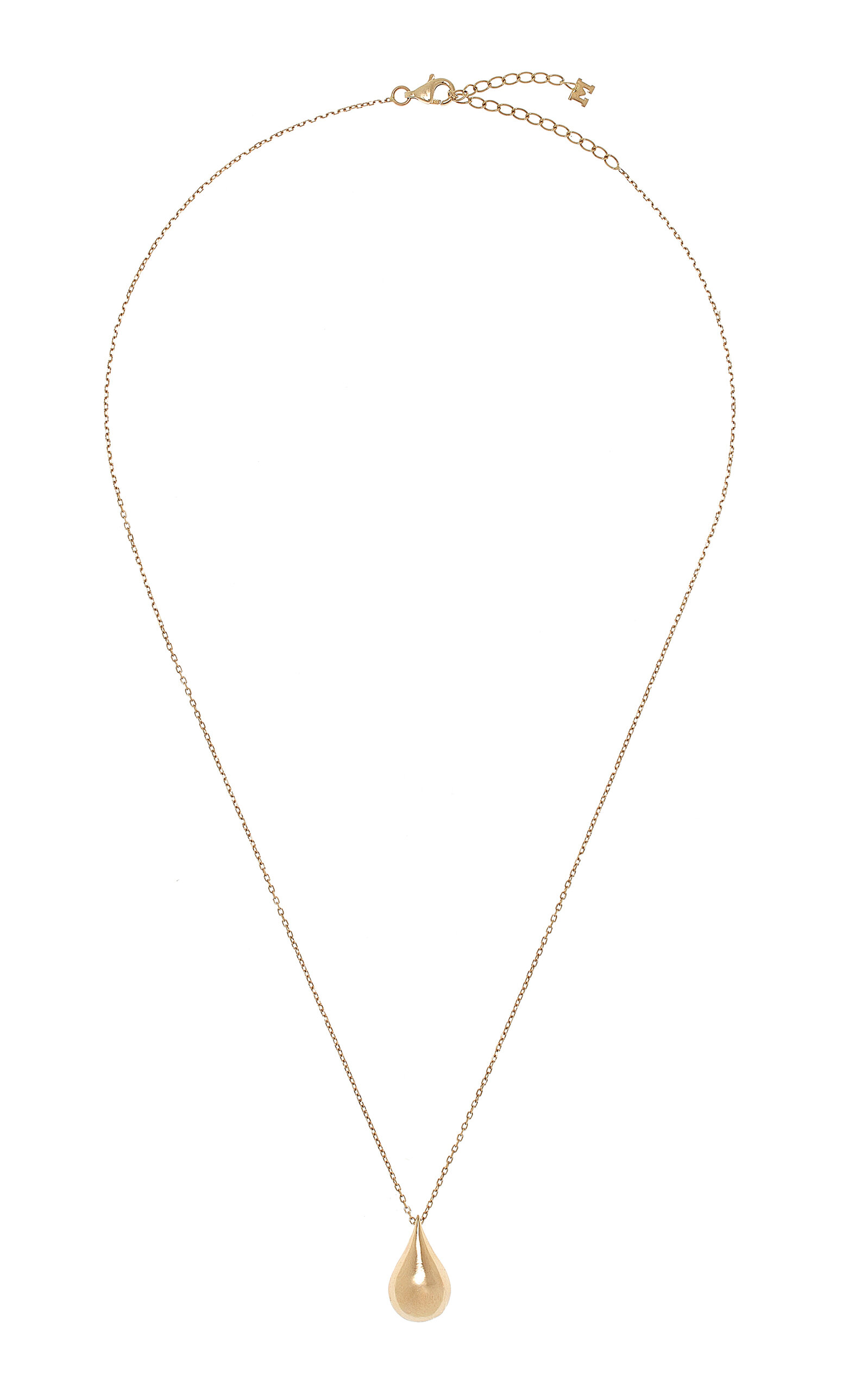 Shop Mateo Water Droplet 14k Yellow Gold Necklace