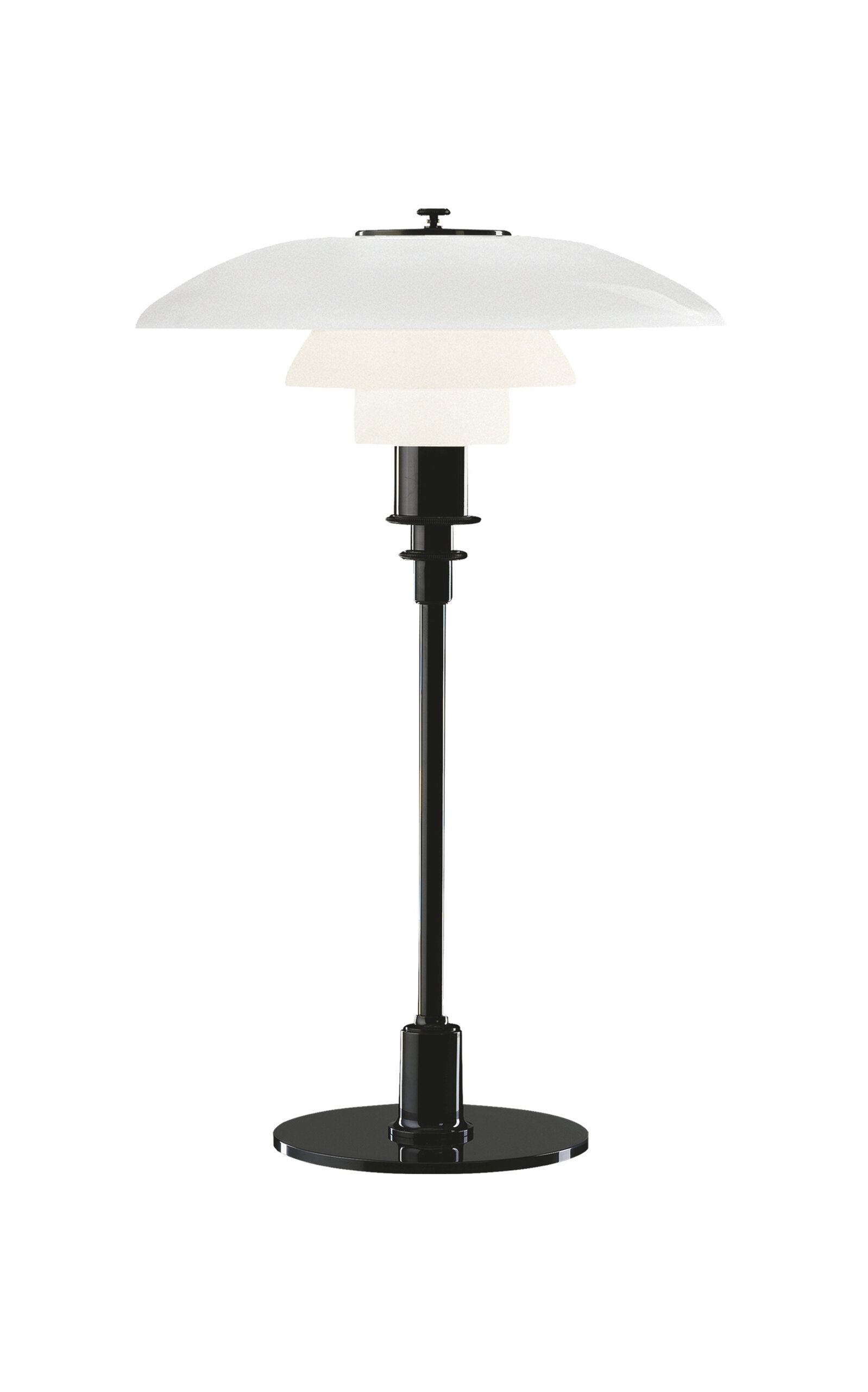 Louis Poulsen Ph 3/2 Glass Table Lamp In Black