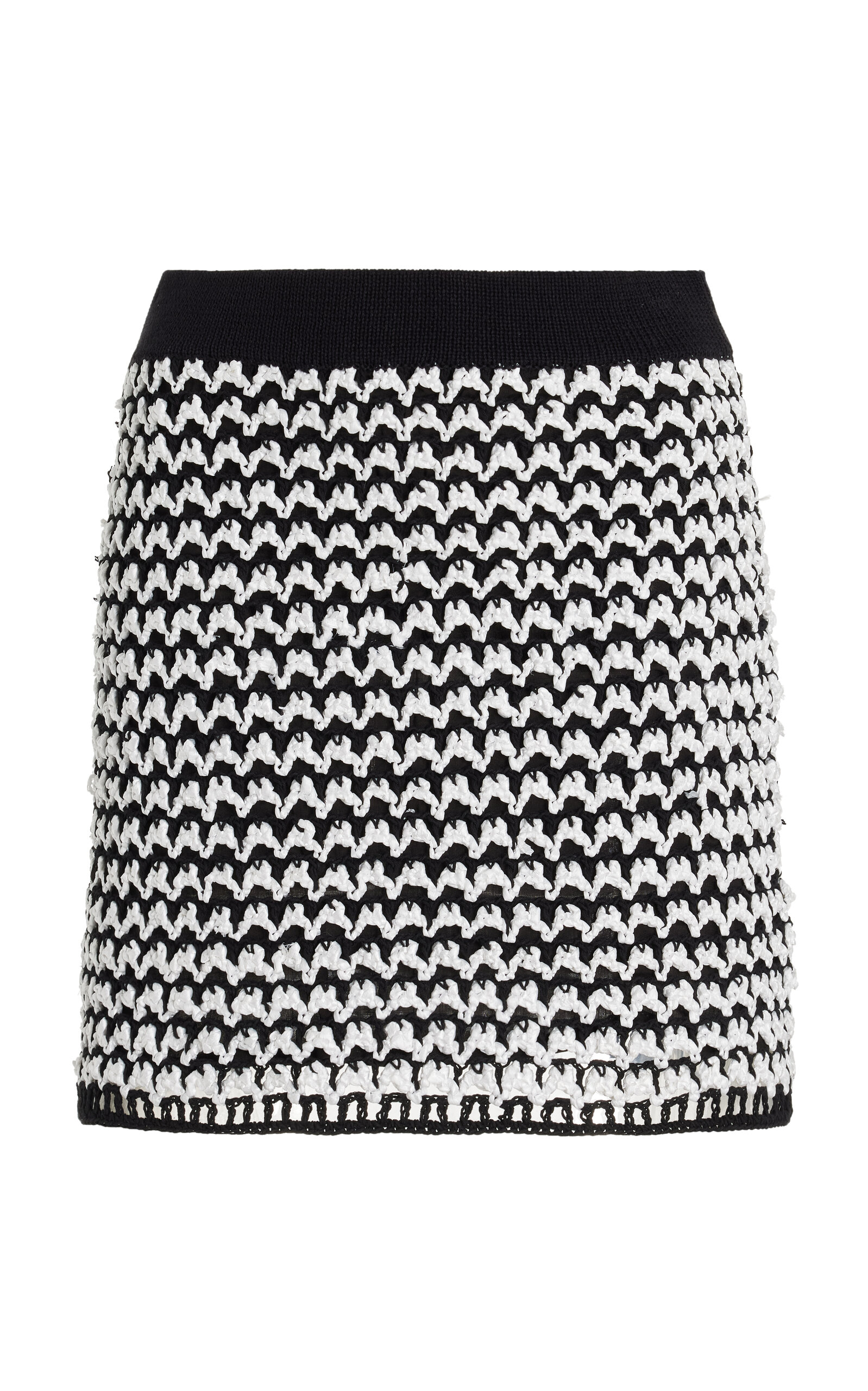 Dillon Crocheted Cotton Mini Skirt