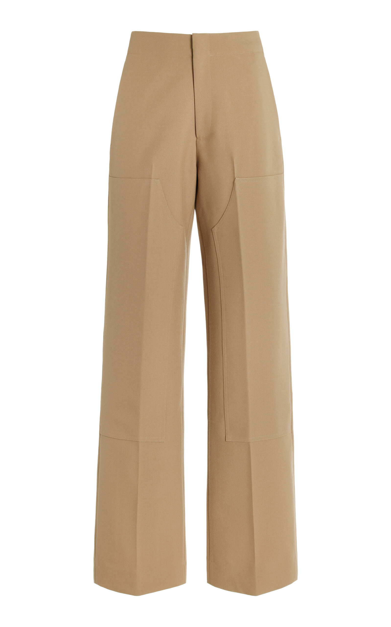 BITE STUDIOS WOOL-TWILL WORKER TROUSERS 