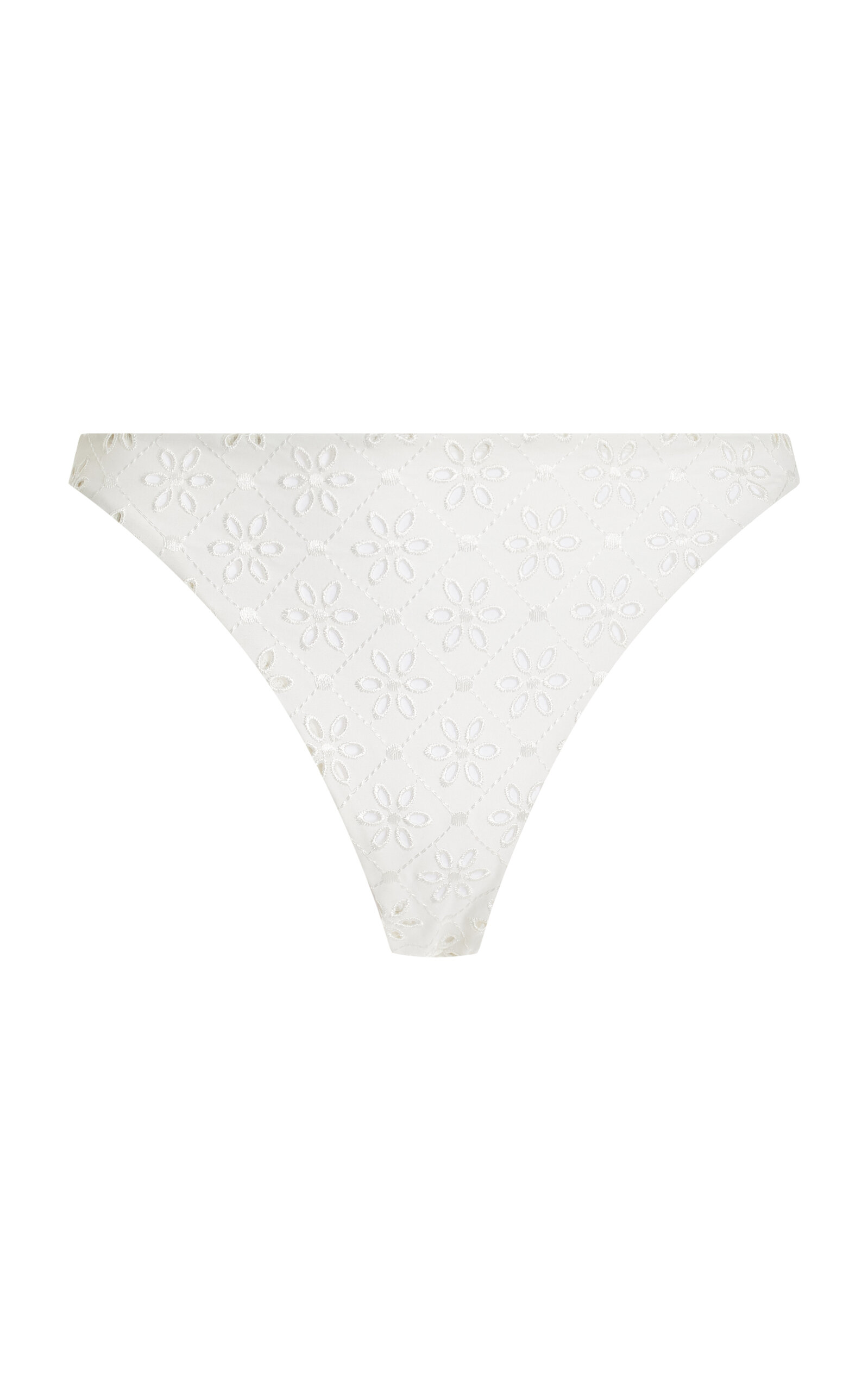 Shop Juillet Swimwear The Edie Bottom In Broderie Anglaise White