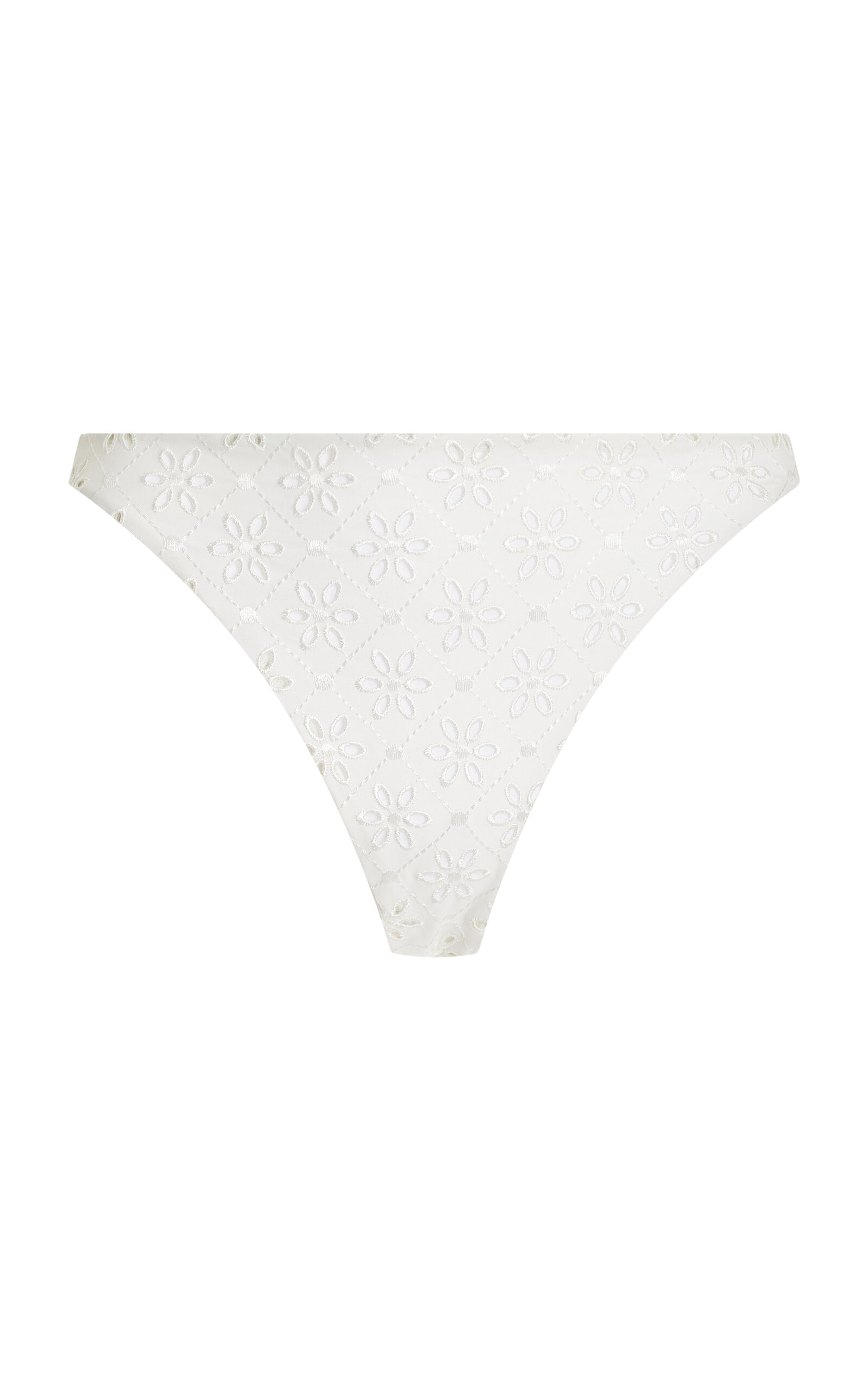 The Edie Bottom in Broderie Anglaise White