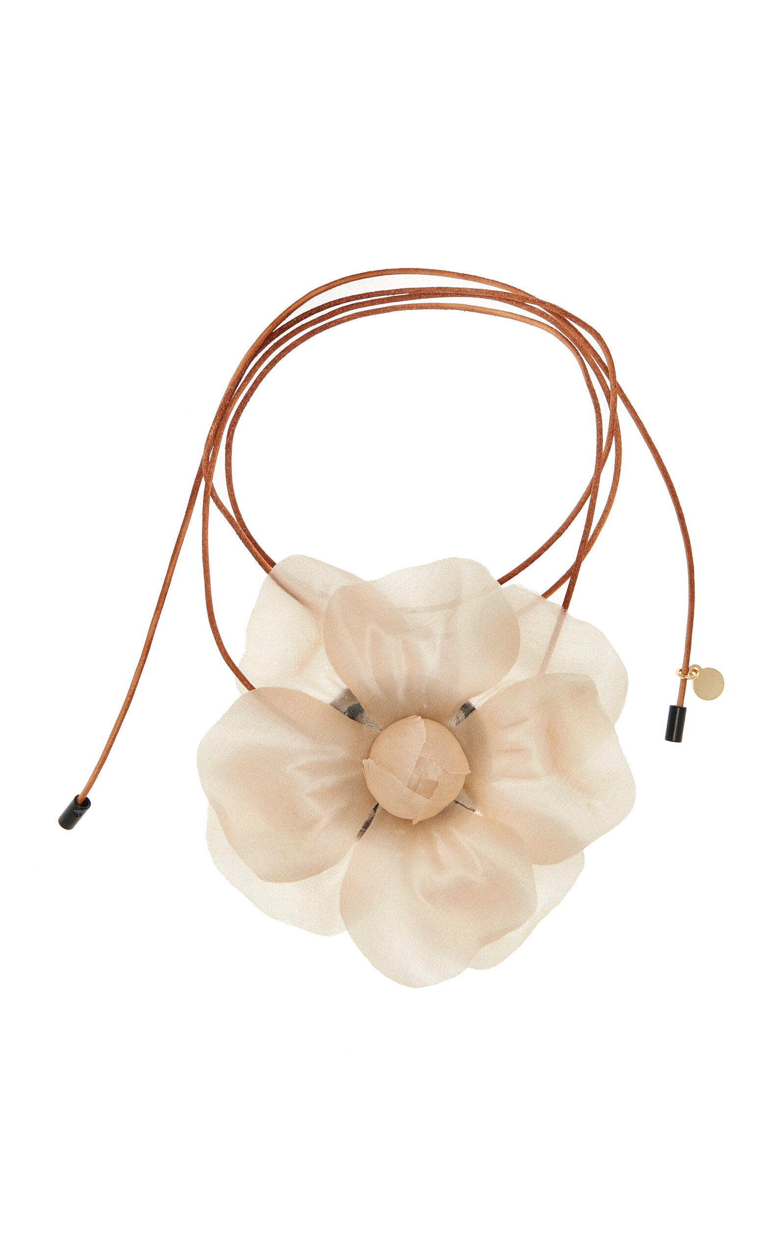 Blossoming Silk Organza Floral Necklace