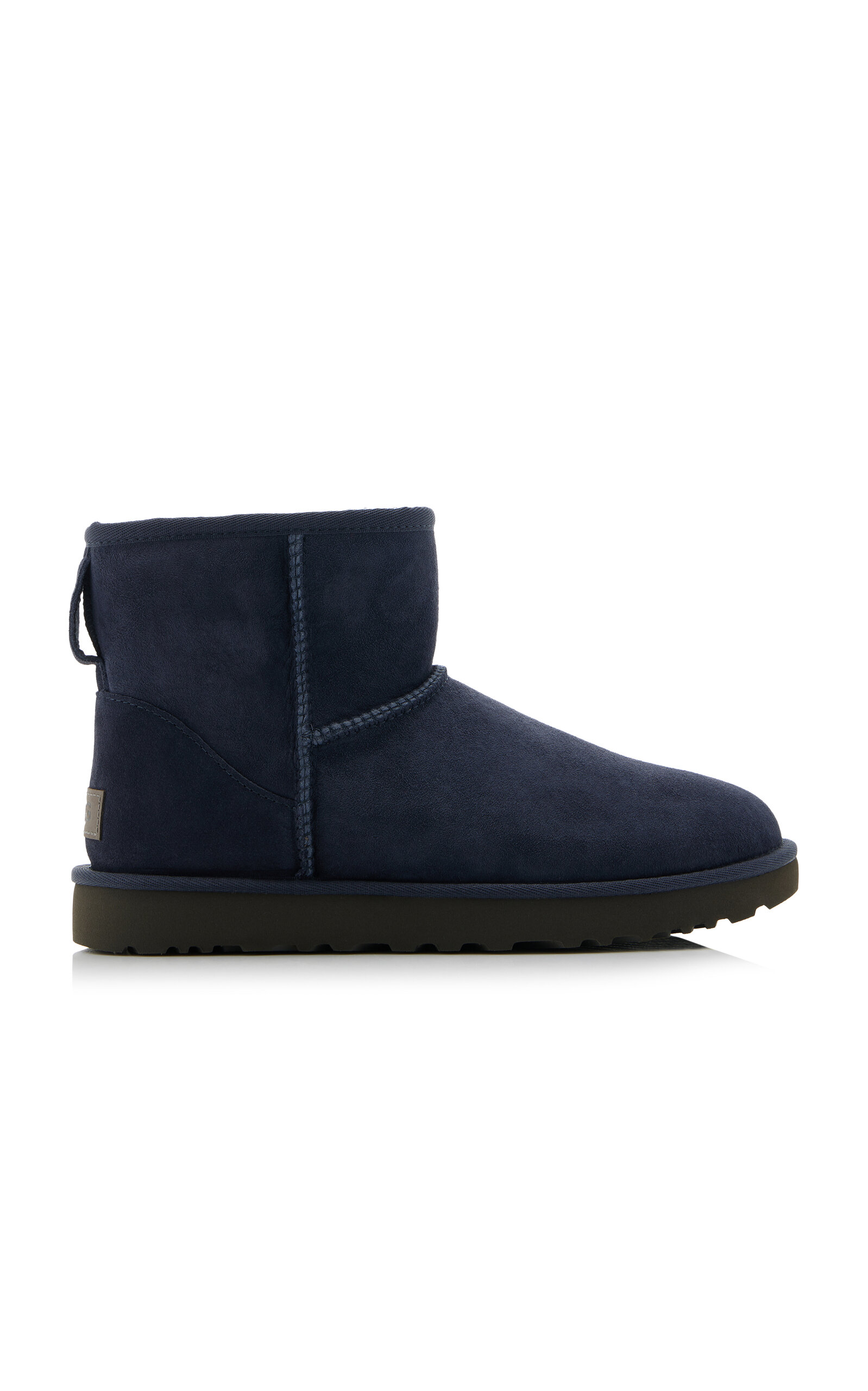 Shop Ugg Classic Mini Ii Shearling Boots In Blue