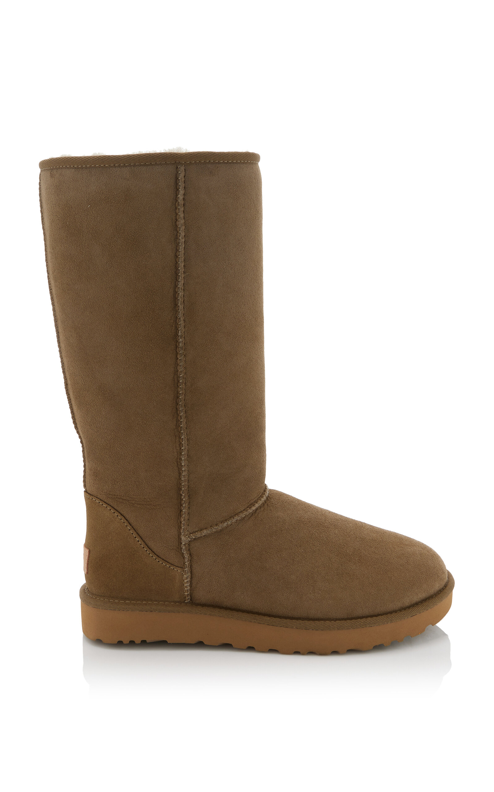 Shop Ugg Classic Tall Ii Sheepskin Boots In Brown