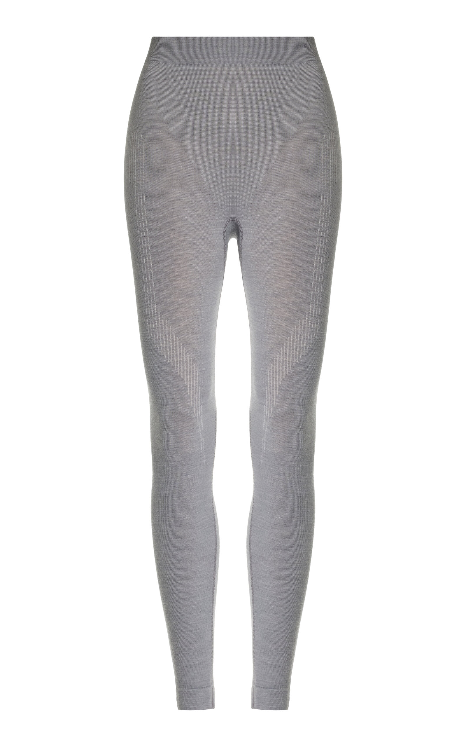 Falke Wool-blend Ski Tights In Grey