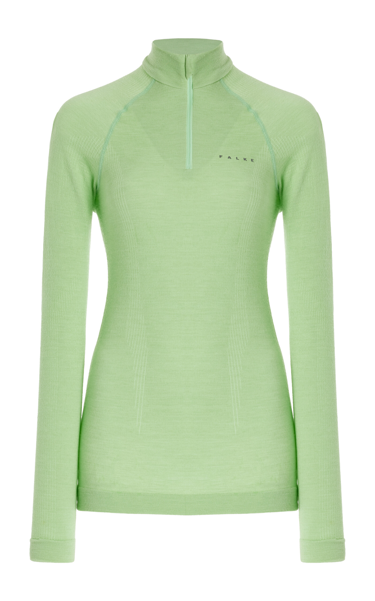 Falke Base Layer Ski Top In Green