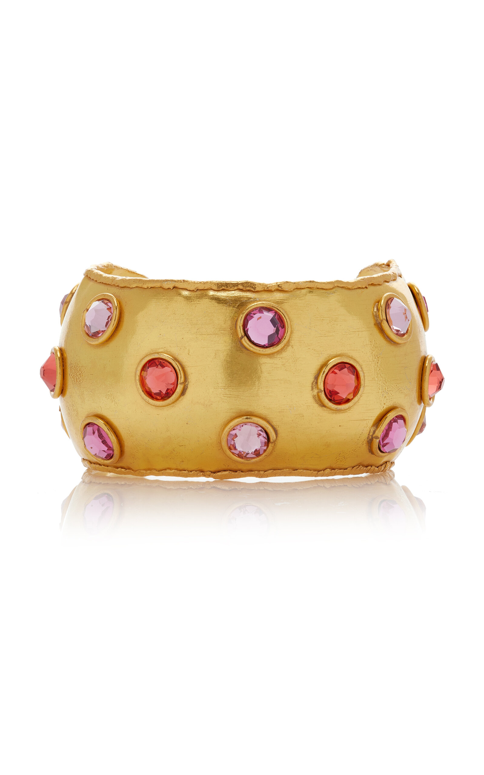 Dune Crystal 22K Gold-Plated Cuff