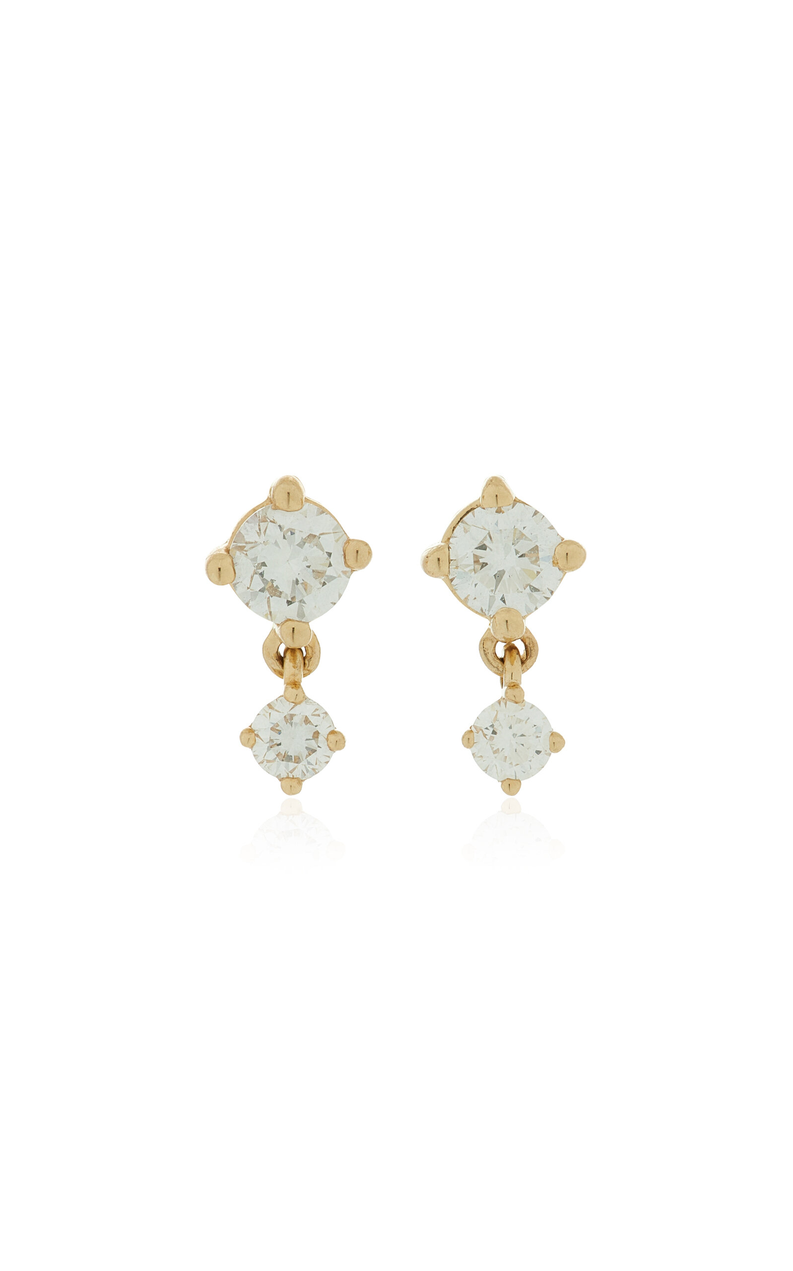 Shop Adina Reyter 14k Yellow Gold Diamond Earrings